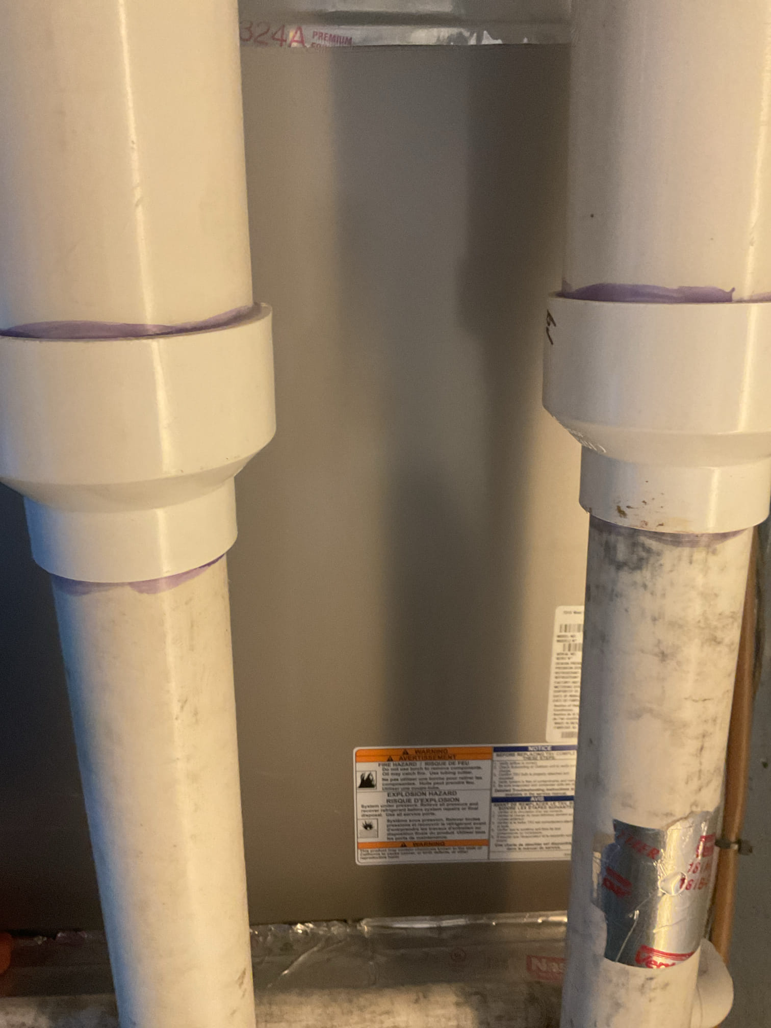 8/27/26 Dan 

I arrived to the customers home to service their 9 yr old carrier a/c system . I checked the wiring connections and the voltages . I checked and found the indoor air filter is good  , the filter size is 16x25x1. I Inspected the indoor coil and tested the primary drain pan and cleared and tested the water drains and traps if applicable. I Took indoor temp splits at the return and the supply  and checked the blower motor condition and operation. I looked  at the outdoor unit wiring connections and voltages . I inspected  the outdoor components and checked my unit pressures by using super heat sub cool method. Found dual capacitor is failed and needs replaced 60/5 mfd. customer approved the repair. I removed the old capacitor and replaced with new and continued on with AC check up. System in good operating condition at this time. 

I also fixed a small leak on the inlet part of the gas valve inside the furnace. I did leave a few estimates for some water safety that can be in
