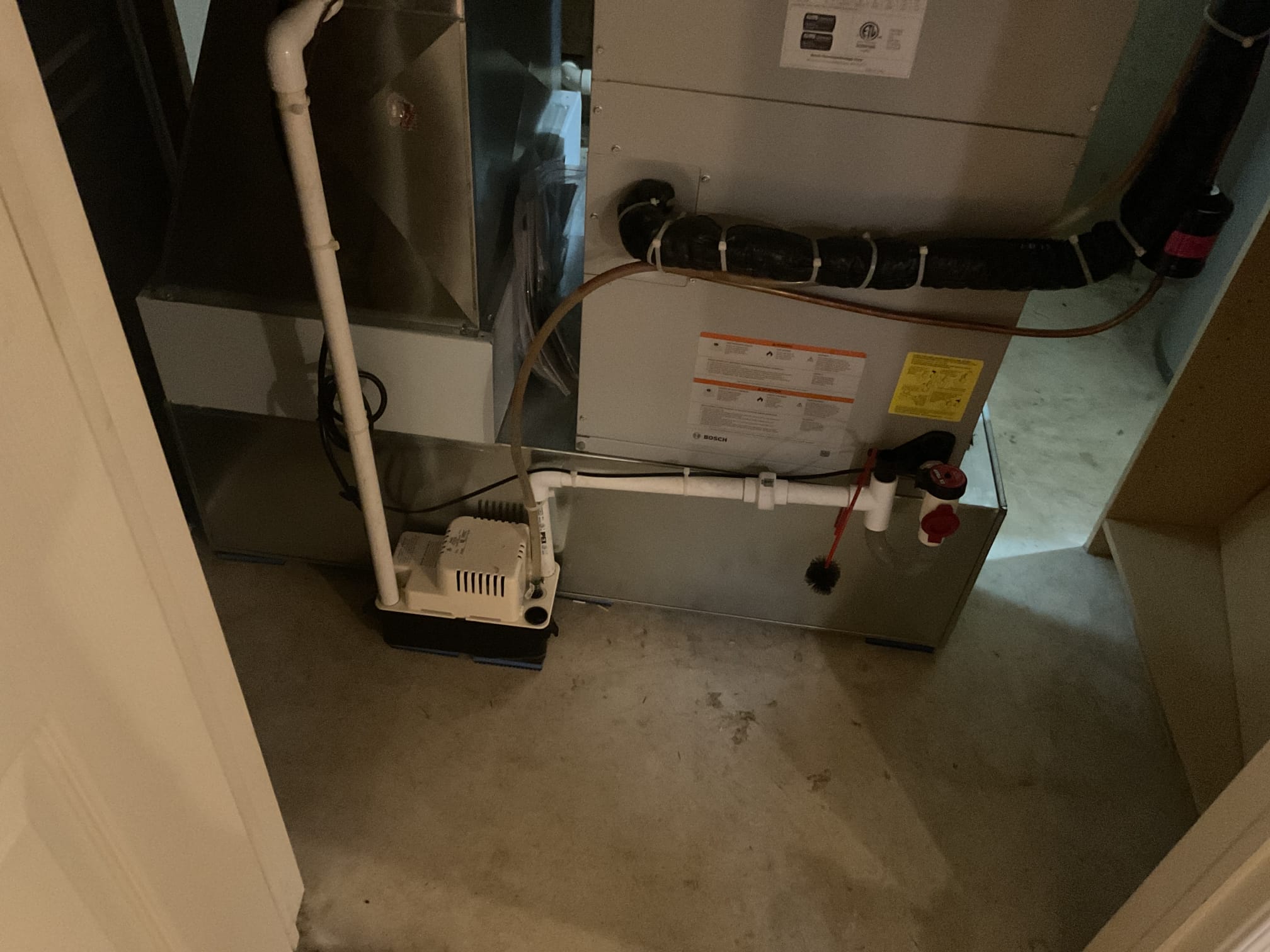 8/27/26. Performed precision a/c tune up on 2022 and 2025 Bosch heat pump systems. Replaced aprilaire 413 air filter ( provided by homeowner). Replaced 18x20x1 air filter. Checked all electrical connections and components. Brushed out ez traps. Checked temperature splits. Found no surge protection on 2022 air handler, provided options to add surge protection. Checked all refrigerant pressures and temperatures at digital control boards at outdoor units. Booth heat pumps are working properly at time of service. 