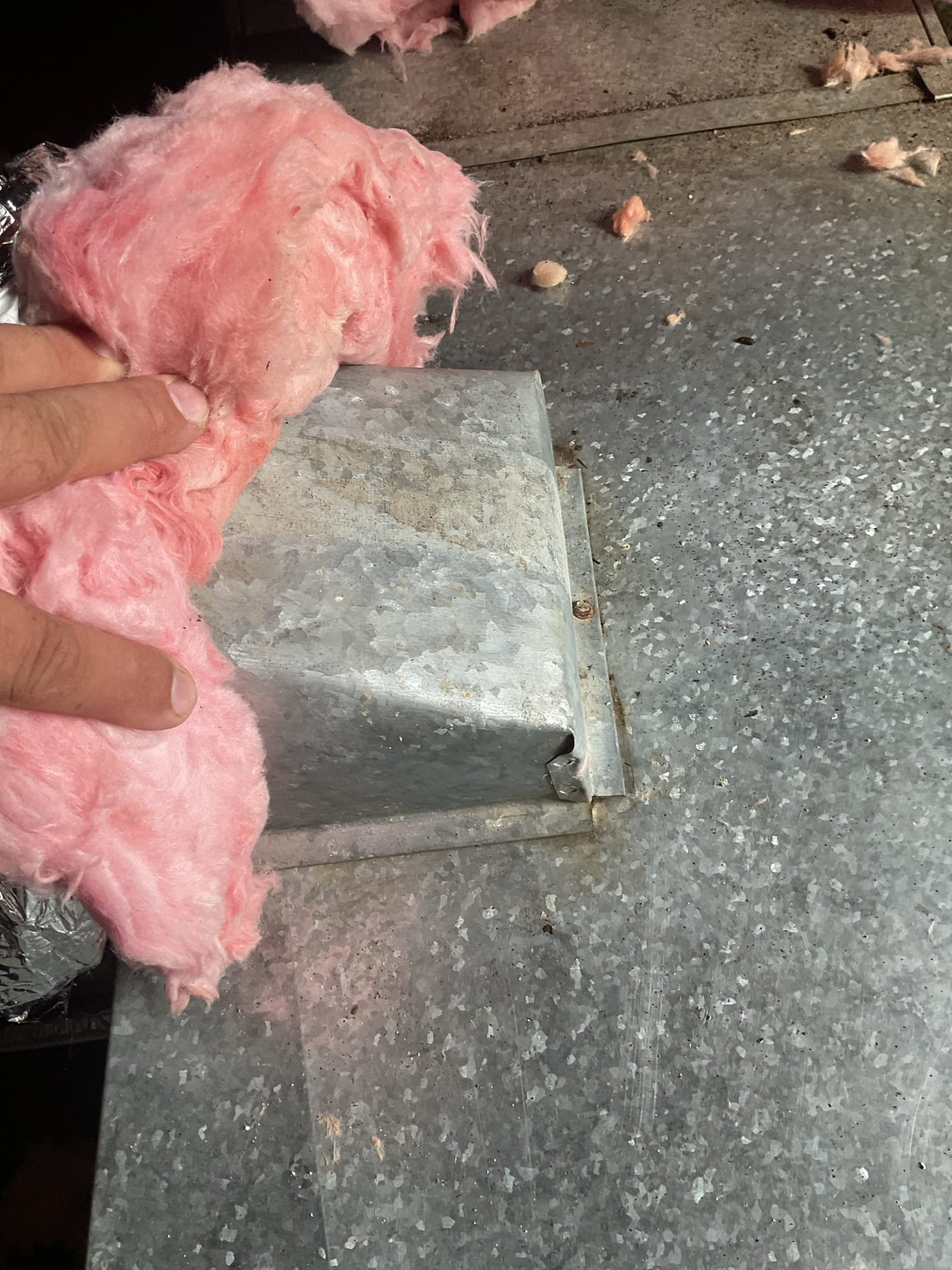 8/28/26. Customer took me up into attic space. Showed me that there is a lot of water dripping from supply duct where whe replaced flex. Found that when we installed new flex top take off needed to be sealed around with foil tape. Used tape and sealed as much air leakage as possible. Customer will let us know if he sees any more water leaking. System is working properly at time of service. 