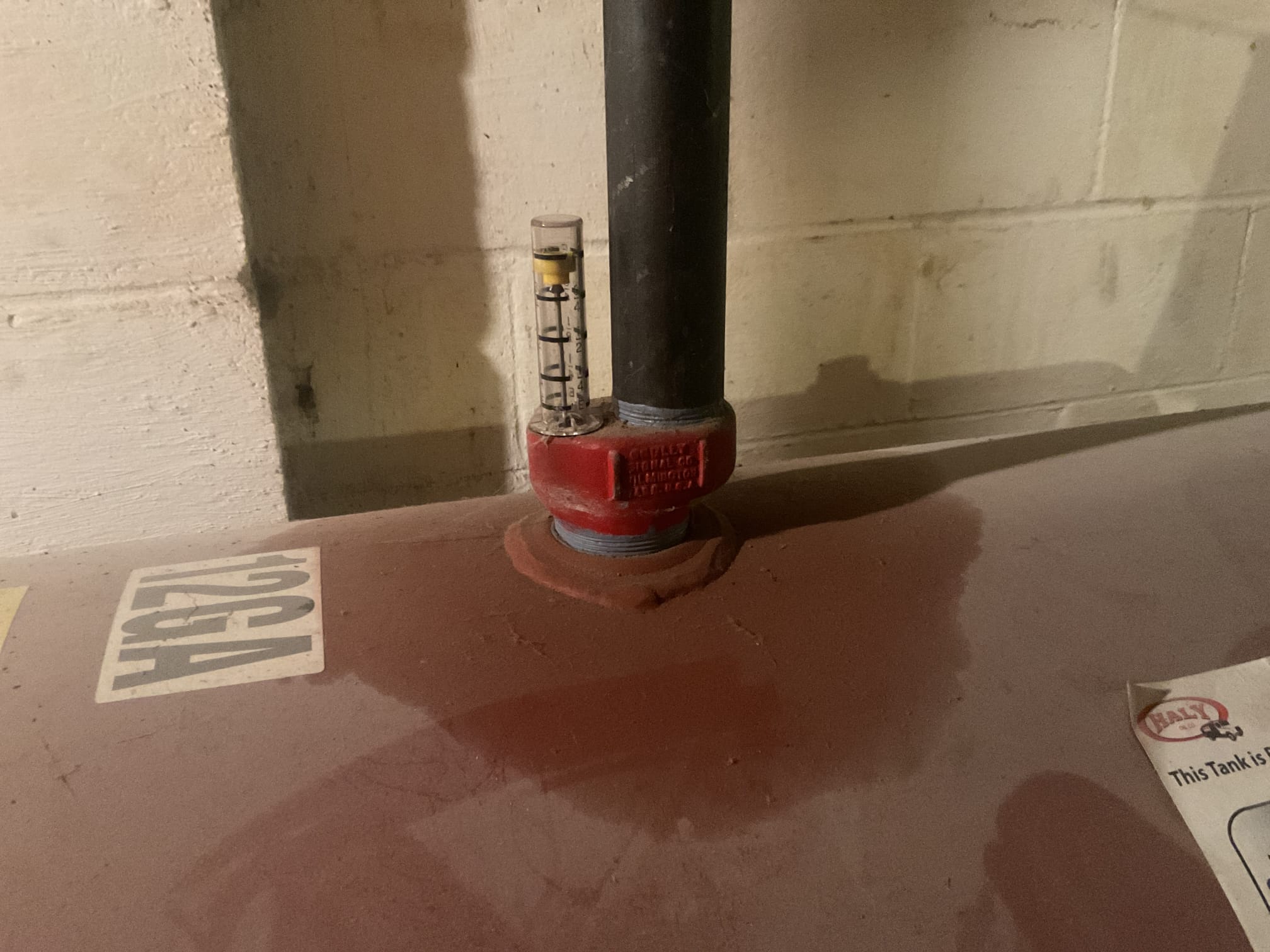 9/1/26. Performed precision oil tune up on 2019 thermopride oil furnace. Aprilaire 213 is ok. Checked all electrical connections and components. Replaced Garbar oil filter that was last replaced in 2024. Replaced .60x80b oil nozzle. Cleaned electrodes. Vacuumed soot from heat exchanger, smoke pipe and chimney base. Performed smoke and combustion test. Serviced Aprilaire  bypass humidifier. Oil furnace is working properly at time of service. 