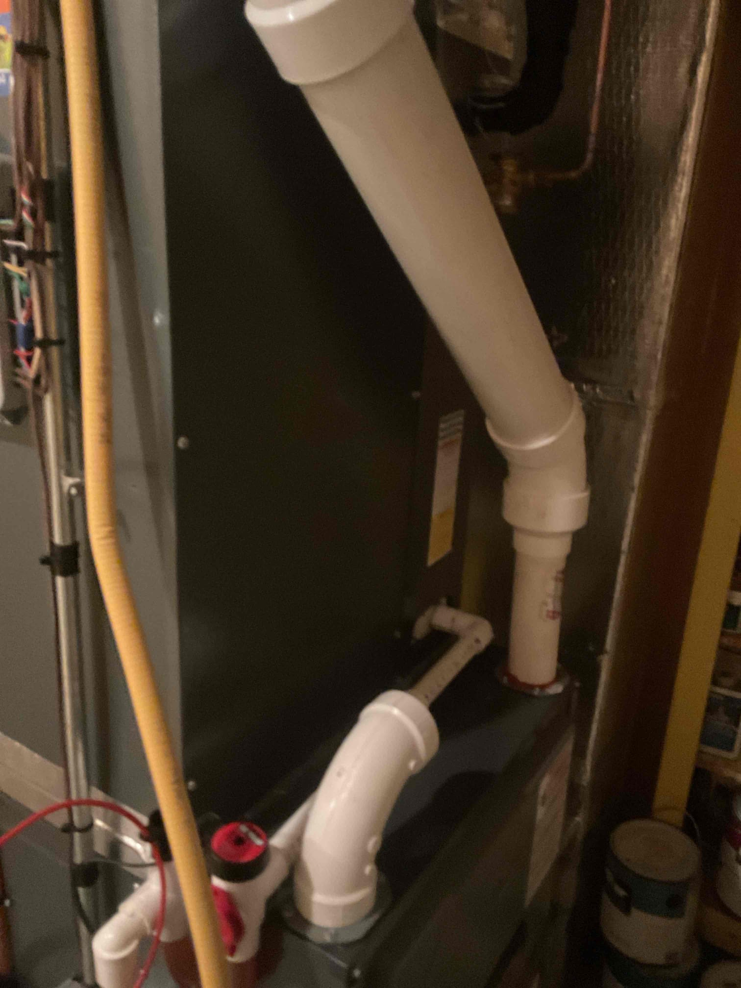 I arrived to the customers home to service their 6 yr old 95% amana gas furnace system. 
I started with checking the air filter and replaced , the filter size is 16x25x1. I also serviced the customers humidifier. I checked all my electrical connections and voltages. I inspected the heat exchanger and tested the  burners , flame sensor and the igniter. I water tested all tubing and hoses and inspected the collector box . I inspected the exhaust and fresh air pipe for restrictions and bellies. I inspected the inducer and the blower motor operation. I checked and tested for combustion and took temp rise splits at the return and the supply. Everything is running fine at this time of service. I collected for $67.15 for the humidifier service, paid by cc.