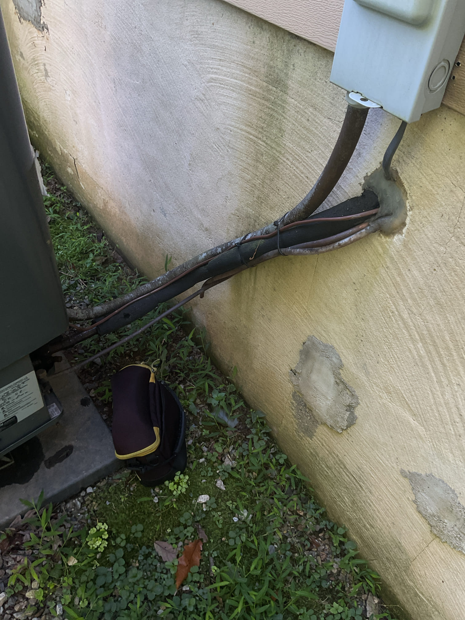 I Arrived to the customers home for a heat pump check up on a 9 yr old amana system . I checked all electrical connections and voltages . I checked the air filter and found good filter size is an 313.  Inspected the indoor coil and tested electric heat package. Took temp splits for the electric heat and blower motor amperage draws. I looked at the outdoor heat pump and tested for an outdoor btu output. Inspected the outdoor components and unit pressures. Everything is working fine at this time of service. I collected for $189.00 contract renewal paid by cc. 

The customer is also interested in having the free plumbing inspection. He also wanted to see about adding a Water softener system.