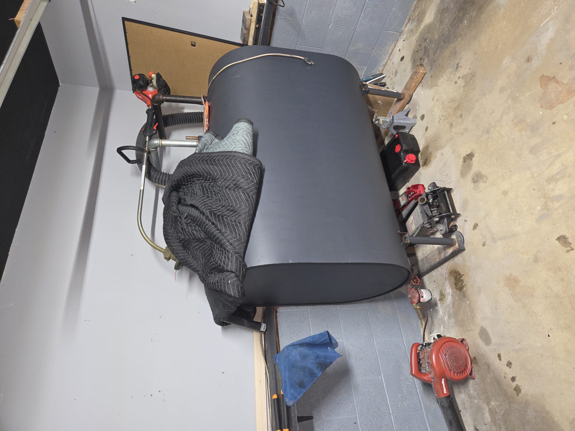 Estimate to move oil tank