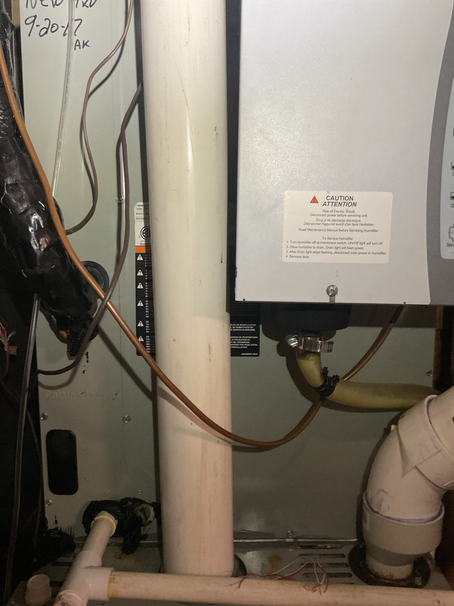 Equipment is 5 Ton Heat pump/100,000 BTU propane furnace hybrid for the main house 
Found failed blower motor (16-pin ECM)
Surge protector is intact and there is 120V to motor.
Proved that there is 24V present between G and common and that the board is going being 24V to the control module 24V between common and pin 12.

New blower motor is needed, provided estimate and emailed.
Also discussed system replacement consultation considering equipment is 10 years old and homeowner has had to replace the blower’s motor 2 or 3 times in the past.

Scheduled system consult for 6:30-7:30 PM tonight 

• No obligation quote to replace system
• A Comfort Specialist will provide several options to suit your comfort needs and budget
• New equipment can offer better reliability, greater efficiency and improved comfort
• Higher efficiency models run quieter and cost less to operate
• Gain peace of mind with manufacturer and service provider warranties