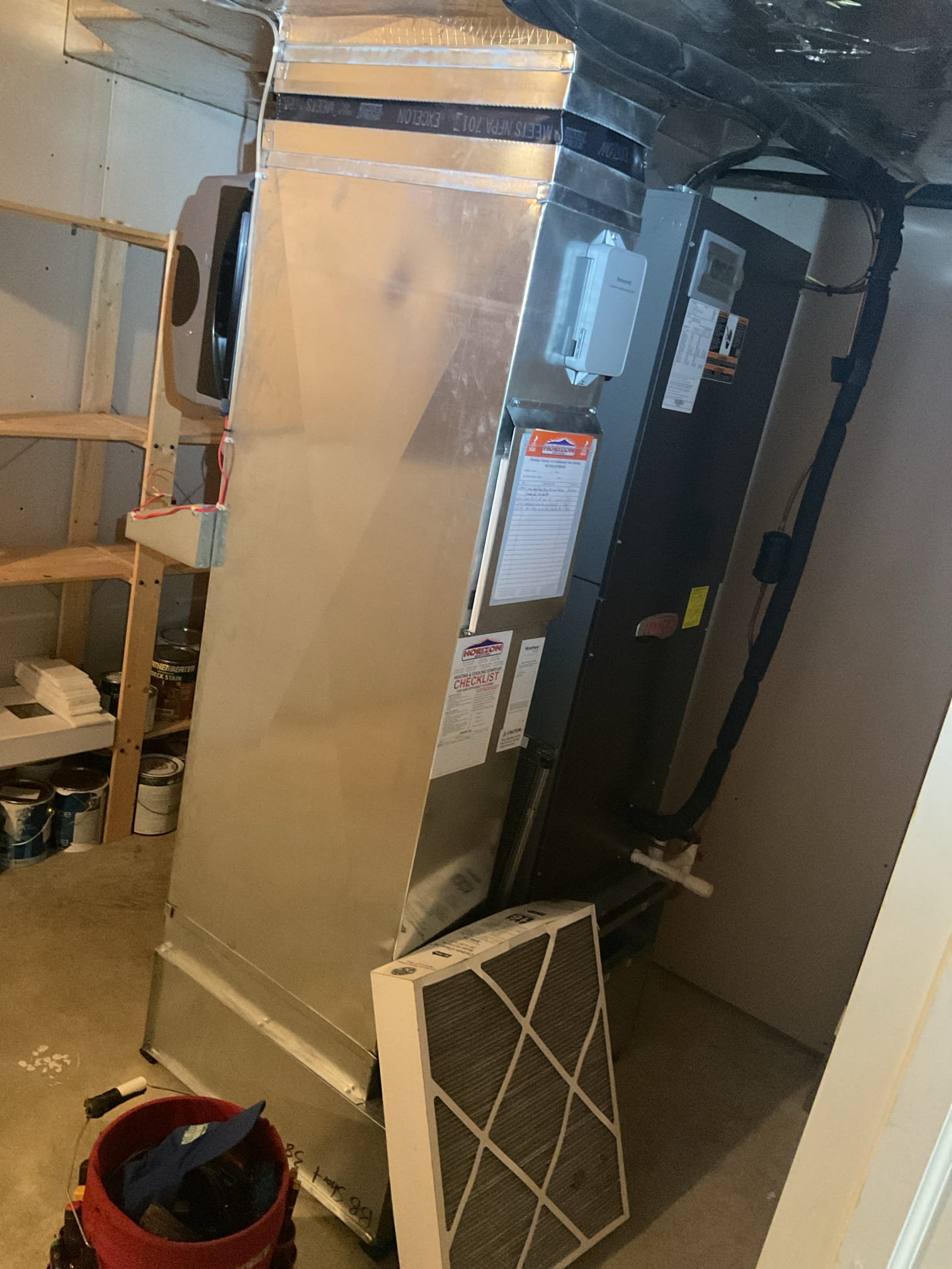 Luis 9-9-26
Customer called in for no cooling/outdoor fan motor not running. Check system operationThermostat was set to off went downstairs checked indoor air handler with 15 KW electric (not tested) went outside and check heat pump operation. Lennox 3.5 ton from 2014. Noticed fan motor was cycling on and off every couple minutes. Current motor is Ecm and has been update couple times. I called manufacturer to get pricing and availability. I also found capacitor reading below standards, contactor pitted. I provided estimate for repairs. 
System is 12 year old. System currently non operational and requires recommended repairs and has passed normal life expectancy. Replacement of system is strongly recommended.
I was not able to check refrigerant levels. We need to perform repairs so we can check refrigeration system. (Customer is aware it could be low ) 


• No obligation quote to replace system
• A Comfort Specialist will provide several options to suit your comfort needs and budget
• 