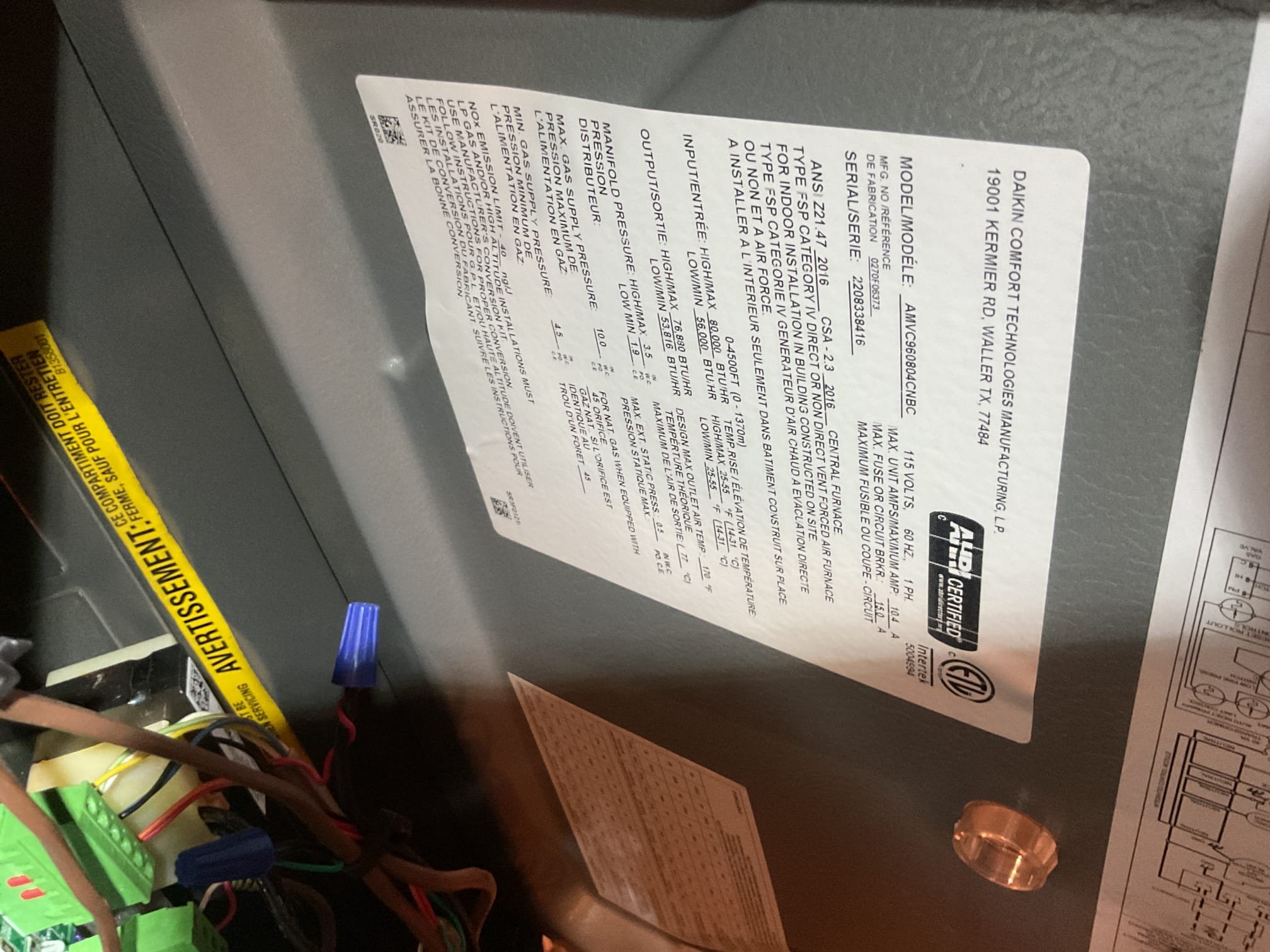 Completed (3) Heat tune ups under plan.

Attic system (2zone second floor) Heat pump/Propane Furnace Hybrid installed 2022. 4 years old
1st Floor system Propane furnace+AC installed 2017. 9 years old
Basement system heat pump installed 2014 12 years old 

Replaced Aprilaire 313 at attic system
Replaced Aprilaire 413 for basement system
Replaced 16x20x1 filter for 1st floor system. 

For the (2) Propane Furnaces.

Completed heat tune up for natural gas furnace.
Inspected heat exchanger, burners, flue pipe, inducer assembly and hoses: 2nd floor burners are aluminized steel and have some wear. Recommend upgrading to stainless steel as these are now available. We have done this for the first floor system furnace already. 
Homeowner agreed. I completed work today. Installed stainless burners in attic furnace, tested nd performed combustion test, 
Inspected hot surface ignitor and verified resistance with meter
Cleaned flame sensor and verified flame rectification circuit
Measured temperatur