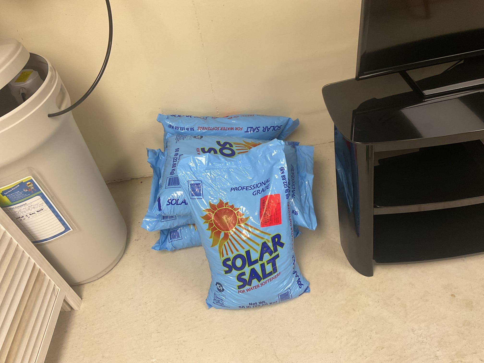 9/10/26. Performed precision heat tune up on 2019 amana gas furnace. 16x25x4 air filter is ok. Checked all electrical connections and components. Checked resistance of hsi. Cleaned flame sensor. Checked temperature rise. Performed combustion test. Also brought 5 bags of salt for water softener. Poured (1) bag in salt tank. Gas furnace is working properly at time of service. 