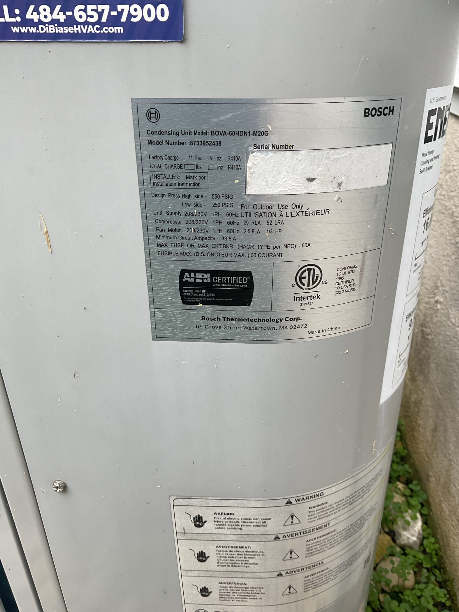 9/11/26 Dan 

I Arrived to the customers home for a heat pump check up on a 3 yr old Bosch system . I checked all electrical connections and voltages . I checked the air filter and found good  filter size is 20x25x4 supplied. Inspected the indoor coil and tested electric heat package. Took temp splits for the electric heat and blower motor amperage draws. I looked at the outdoor heat pump and tested for an outdoor btu output. Inspected the outdoor components and unit pressures. Everything is working fine at this time of service. 
