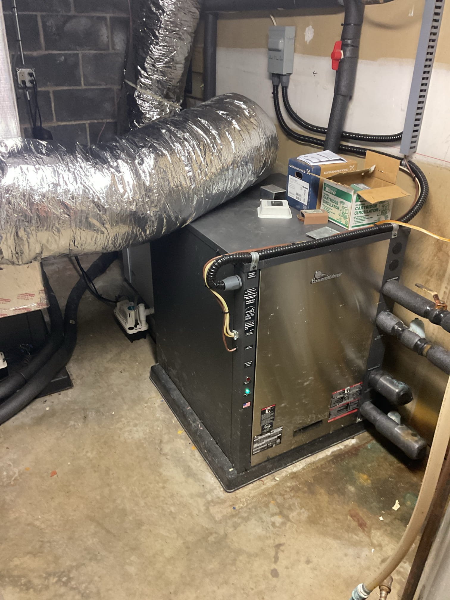 I arrived to the customers home to talk with her about their high humidity levels. I started in the basement and worked  my way up to the second floor. I had 55% in the basement. I have 52% on the first floor and 56% on the second floor. She says on hotter days they can get up to 65% humidity in the home . She just had a new dehumidifier installed  a month ago in the basement and tied it into the basement and first floor system of the return. It should be able to handle 7200 square-foot, her home is roughly 8400 square-foot. I had mentioned to her that she may have some major air leakage in the home , The house was built 1997 and she may need another dehumidifier in a different zone of the house. She has a person that she used  for another business for leakage ,  she will contact them to check  for leakage in the home. I collected for $99.00 for diagnostics. 