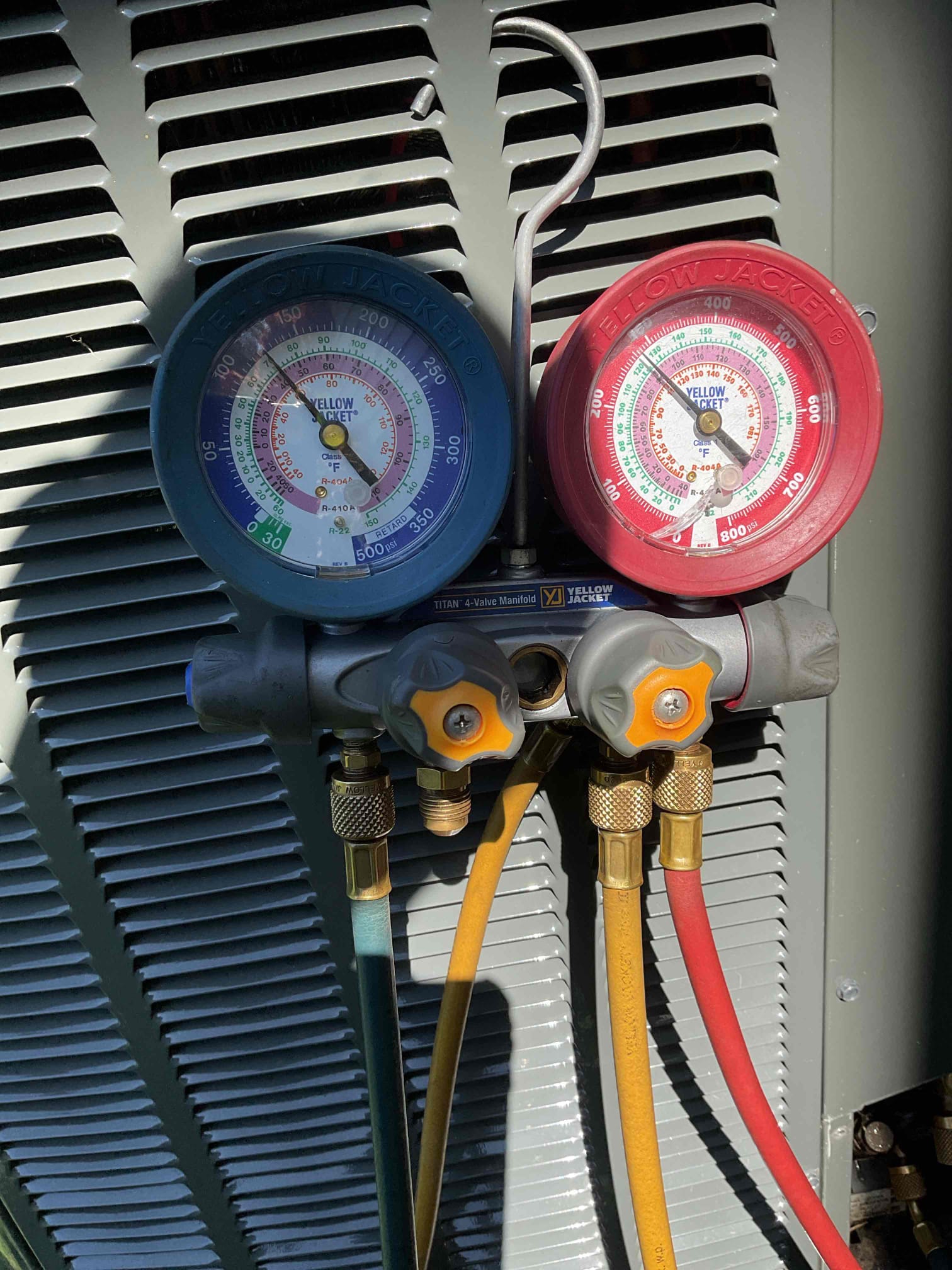 9/16/26 Dan 

I arrived to the customers home to look  at a blue puddle on the heat pump pad. I first went to the indoor unit and inspected my air filter , the blower operation and checked my temp splits. I found the system to be working fine . It was condensation from the suction line coming through the base of the unit at one of the drain holes. And was mixing into the pad which was giving a blueish color. Everything is working properly. I collected for $99.00 diagnostics, paid by cc.  I also left the customer a estimate for a service contract to review 