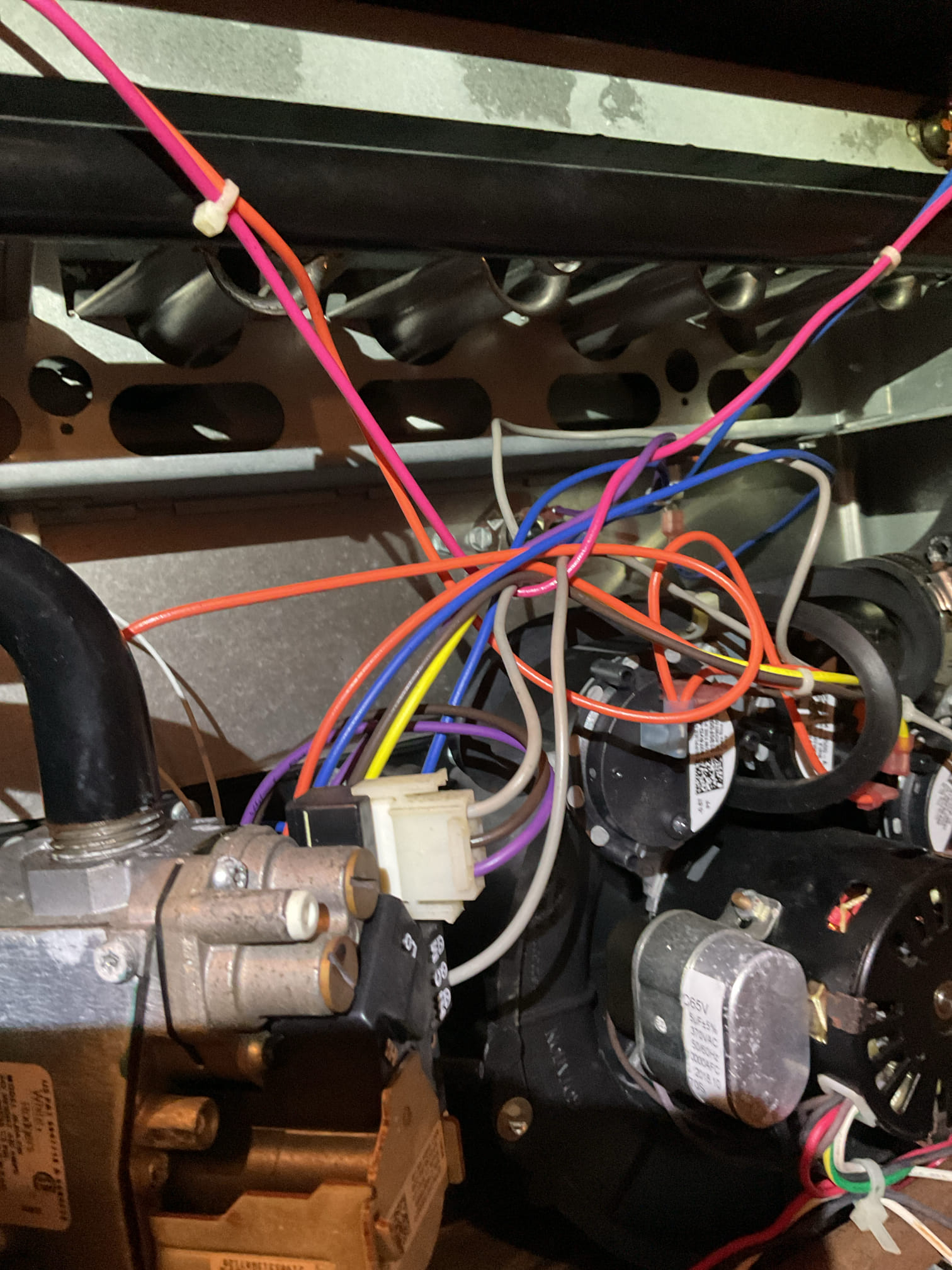 9/17/26 Dan 

I arrived to the customers home to service their 7 yr old 95% amana  gas furnace system. 
I started with checking the air filter and replaced , the filter size is 16x25x1. I checked all my electrical connections and voltages. I inspected the heat exchanger and tested the  burners , flame sensor and the igniter. I water tested all tubing and hoses and inspected the collector box . I inspected the exhaust and fresh air pipe for restrictions and bellies. I inspected the inducer and the blower motor operation. I checked and tested for combustion and took temp rise splits at the return and the supply. Everything is running fine at this time of service. 