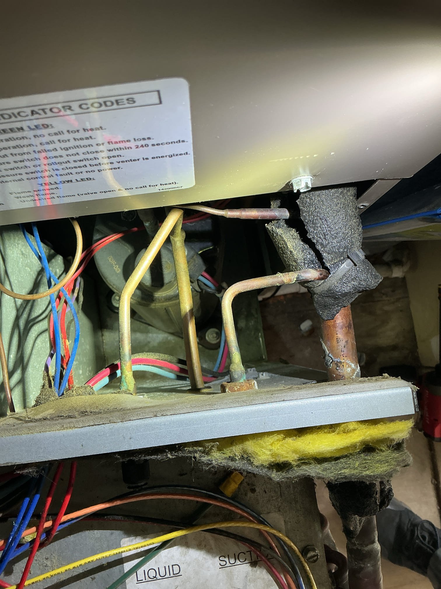 9/18/26. Recovered refrigerant from system. Installed new evaporator coil and leak tested. Vacuumed down system. Added 43 ozs 410a. Tested out system. Took photos of pressures and temperatures. A/c is working properly at ti e of service. 