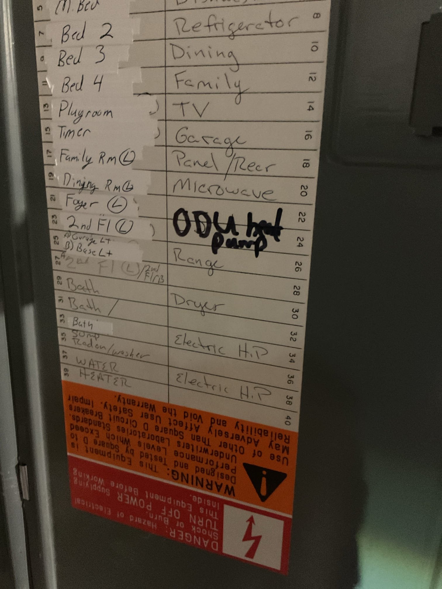 I returned to the customers home to remove a 60 amp breaker for the outdoor heat pump and replaced with a 30 amp breaker . Outdoor unit is a max 30 amp. We Will need to return with the correct Generalaire humidifier filter , a #10 aprilaire will not work. We have the correct humidifier filter on hand we can schedule for the return.