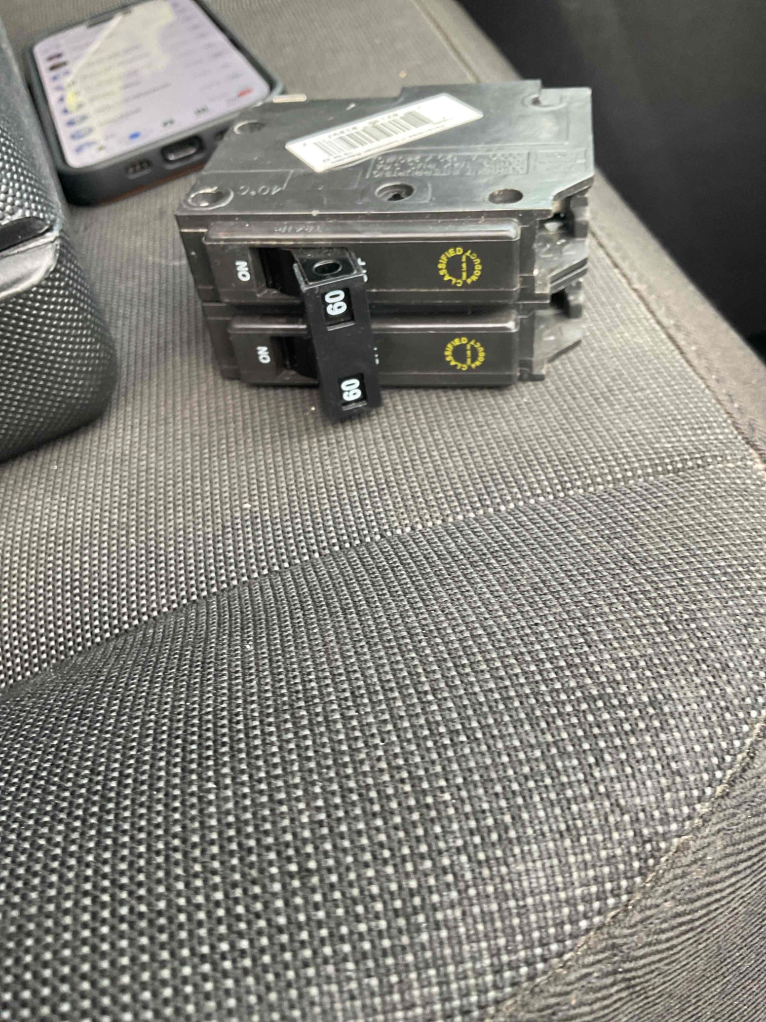 I returned to the customers home to remove a 60 amp breaker for the outdoor heat pump and replaced with a 30 amp breaker . Outdoor unit is a max 30 amp. We Will need to return with the correct Generalaire humidifier filter , a #10 aprilaire will not work. We have the correct humidifier filter on hand we can schedule for the return.