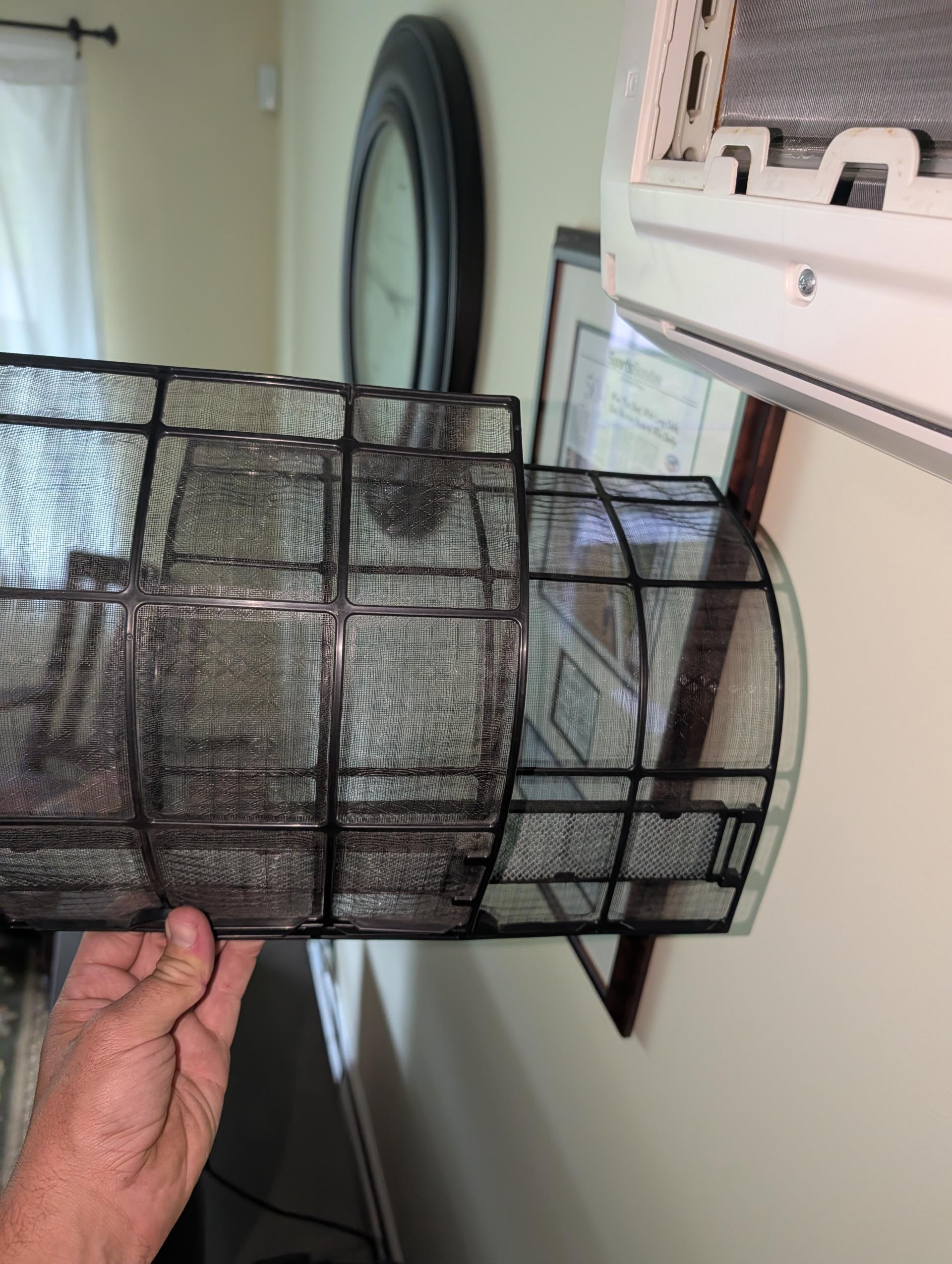 Completed Heat tune up for (2) Head Minisplit system
*Dibiase install May 2019.

Cleaned washable filters.
Cleared drain pans and tested drain lines by pouring water directly.y into pans.
Inspected wiring, controls and electric motors. Equipment has surge protection.
Ran system in cooling first and verified superheat and temperature split at each indoor head.
Then ran system in heating. Checked temperature rise at each indoor head and refrigerant charge

System operating well at this time. 