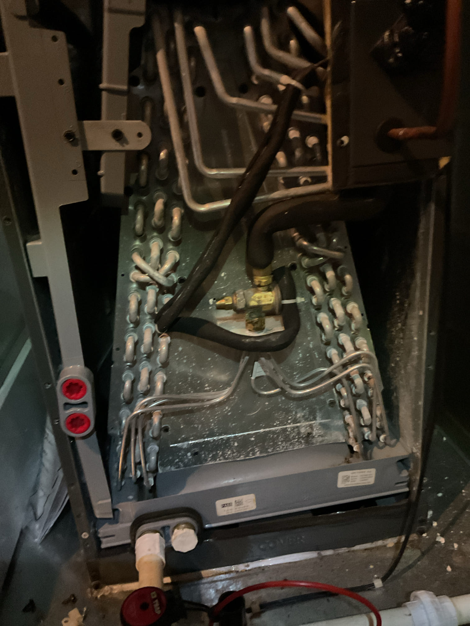 9/22/26 Dan 

I arrived to the customers home for a heat pump check up on a 4 yr old amana system . I checked all electrical connections and voltages . I checked the air filter and found very dirty, the customer will order more filters filter size is AA 413 . Inspected the indoor coil and the blower motor and checked the amperage draws. I took indoor temp splits at the supply and return. I looked at the outdoor heat pump and tested for an outdoor btu output. Inspected the outdoor components and unit pressures. Everything is working fine at this time of service. 

I did leave a price for a 413 replacement, she will order new filters . 
