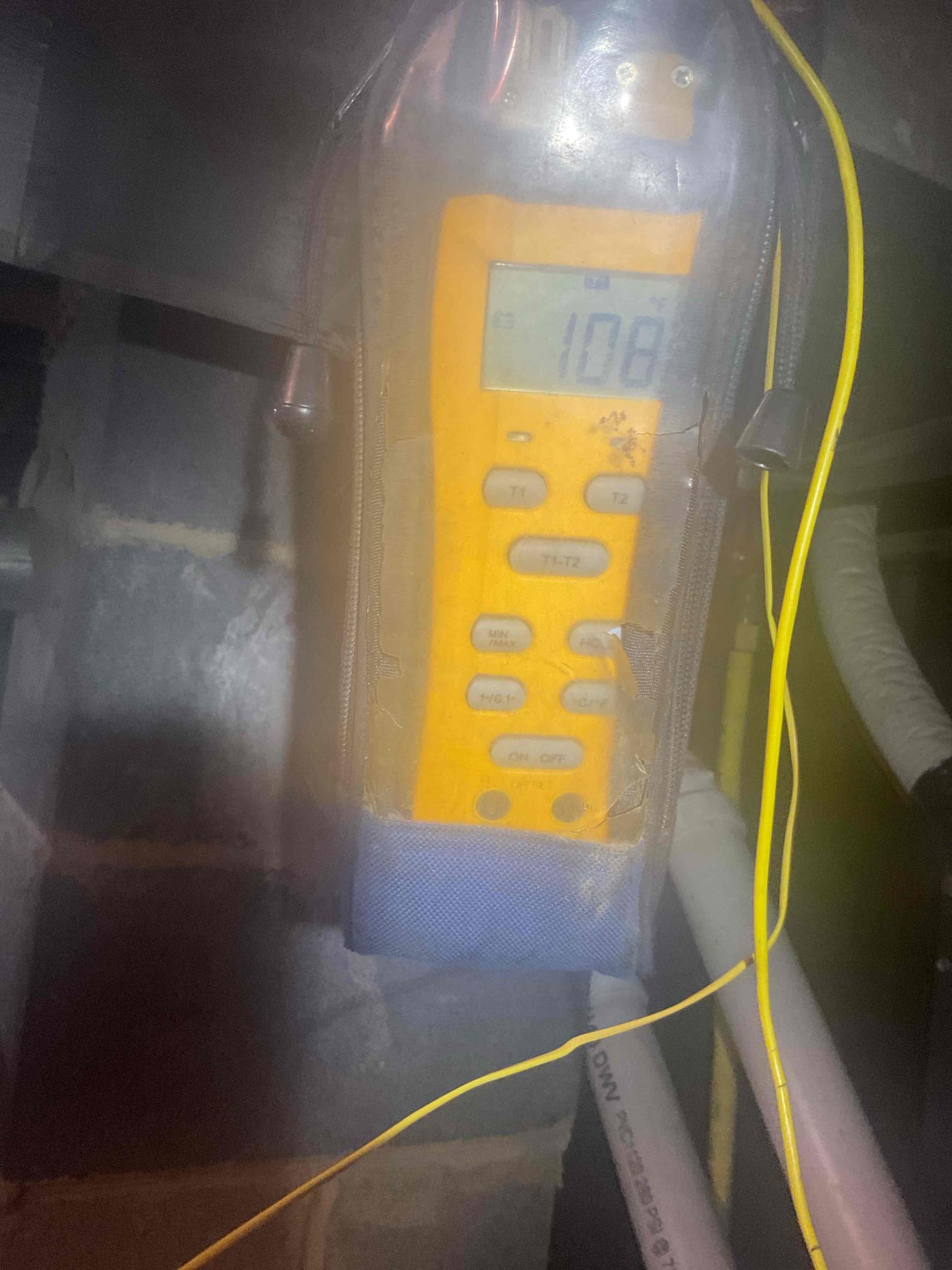 Luis 9-24-26
Performed gas heat inspection on Amana propane heater from 2020. 
Customer replace own filter I would recommend getting merv 8 filter currently merv 13 and restriction on airflow. Clean burners and sensor check heat exchangers tubes ok. Performed combo test and check temperature rise combustion blower and drain system ok. 
Cycle heater ok. System is operating correctly at the time of service. 