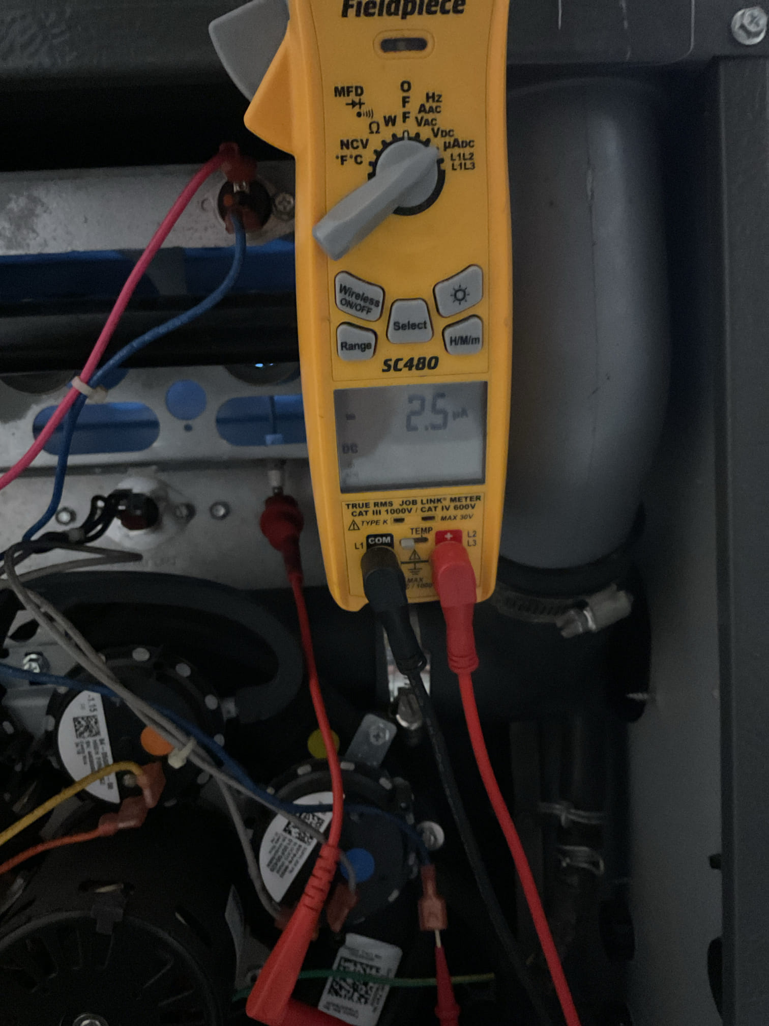 9/25/26 Dan 

I arrived to the customers home to service their 7 yr old 95% amana  gas furnace system. 
I started with checking the air filter and replaced , the filter size is 16x25x1. I checked all my electrical connections and voltages. I inspected the heat exchanger and tested the  burners , flame sensor and the igniter. I water tested all tubing and hoses and inspected the collector box . I inspected the exhaust and fresh air pipe for restrictions and bellies. I inspected the inducer and the blower motor operation. I checked and tested for combustion and took temp rise splits at the return and the supply. Everything is running fine at this time of service. 