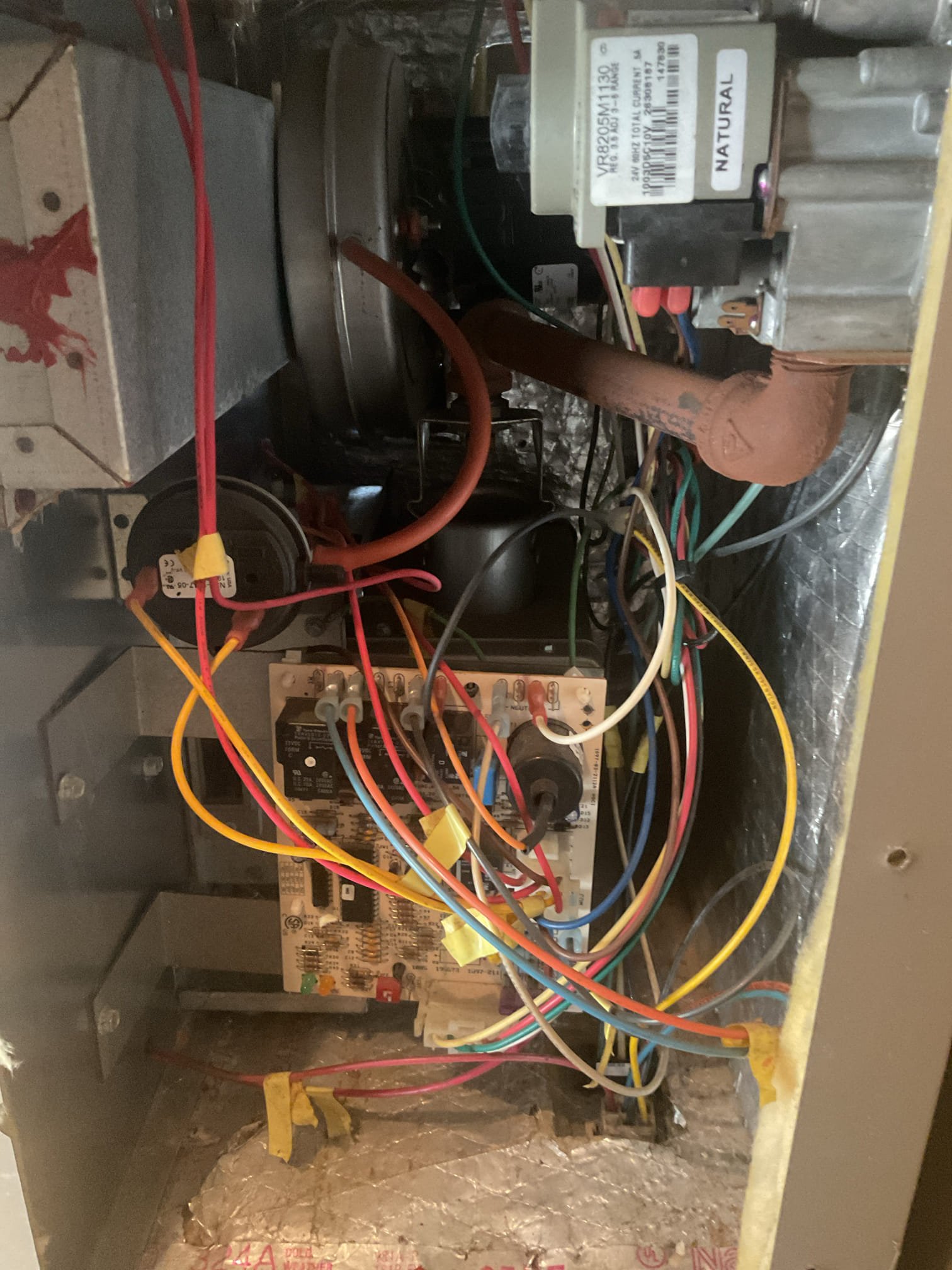 This customer called with no heat from their 16-year-old NCP package unit, so we performed a full assessment. We found the control board locked out on a pressure-switch fault and sending only 123 volts to the 240-volt inducer motor, with the heat exchanger also showing corrosion. Given the unit's age and condition, we recommended replacing the system, and our office will send over a replacement estimate.