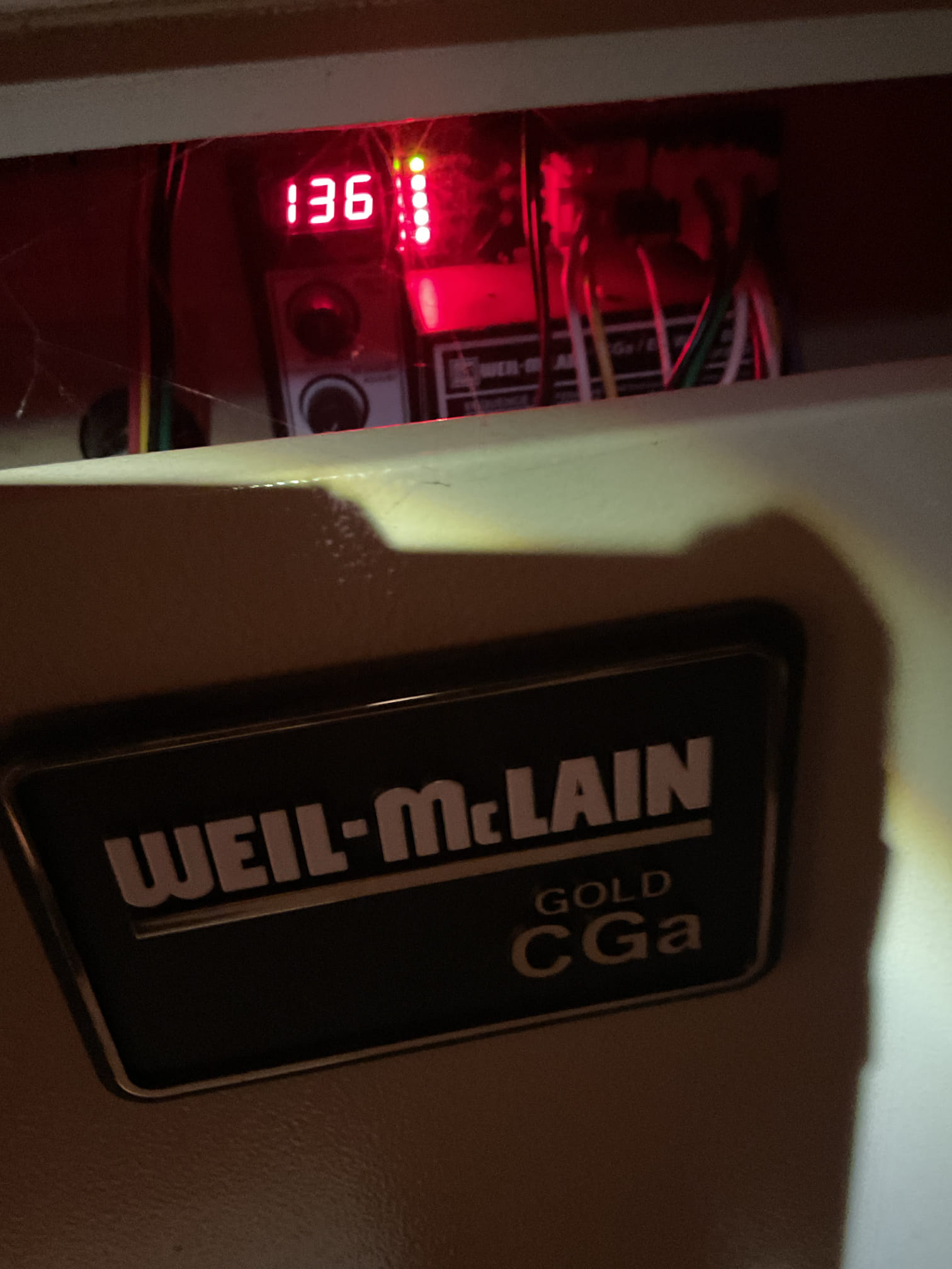 This customer called with no heat from their boiler. Our technician found the thermostat was blank because its batteries had failed, replaced the batteries, and got the boiler back up and running.