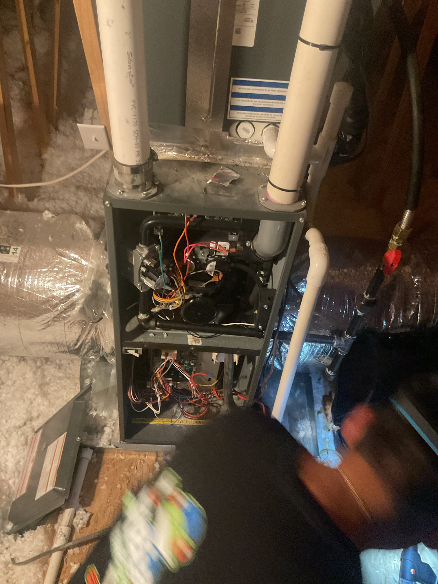 On 9-29-26, I conducted a comprehensive heat tune-up on two gas heaters. I tested system operations, inspected the ignition system, blower assembly, and combustion removal system. After the customer changed all filters, I found a water leak from the furnace trap on the second floor and provided an estimate for its replacement. The collector box was full of debris, and I suggested replacing it. The system passed the combination test, and supply and return air temperatures were within acceptable limits. The basement unit showed wear on the heat exchanger and ignition system, and I recommended adding water protection. The system is operational but requires the recommended repairs. The customer opted for an $89 tune-up for the visit.