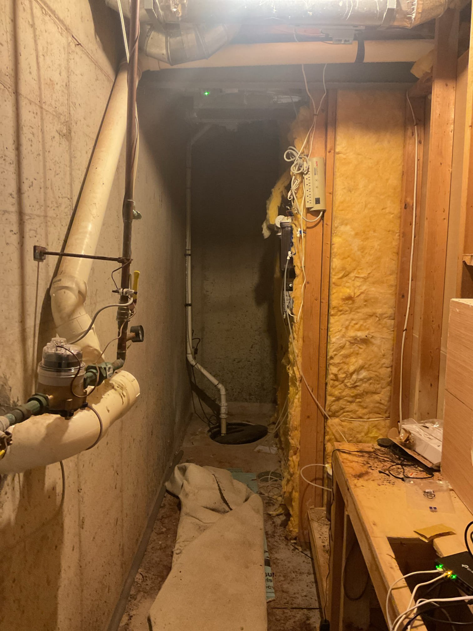 On September 29, I installed new vinyl piping from the heater condensation pump to the sump pump. This involved carefully measuring and cutting the existing vinyl to ensure a precise fit. I then added a coupling to seal the old existing vinyl discharge sewer, ensuring there were no leaks. The condensation pump was successfully connected to the sump pump, which the customer confirmed was operational. I tested the condensation pump to verify it was functioning correctly, ensuring efficient drainage. The entire process was completed with attention to detail, ensuring all connections were secure and leak-free.