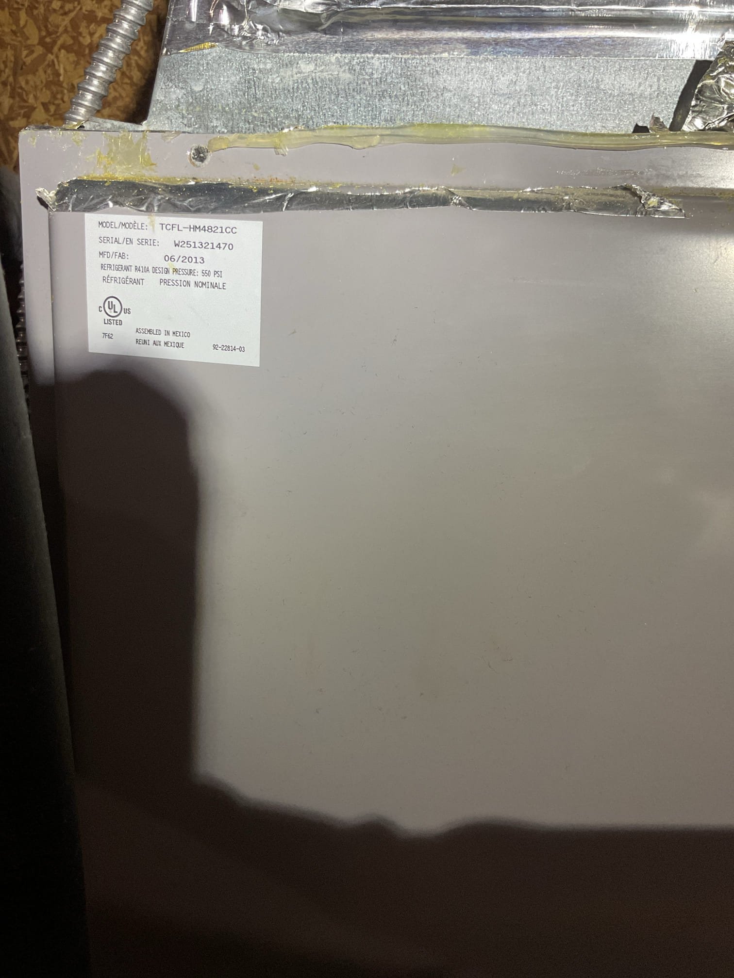 I completed an AC tune-up on a 4-ton Rheem AC system installed in 2013. The gas furnace was replaced in April 2026 by another contractor. I installed a new Aprilaire 413 filter, which is in good condition, and set the AC fan speed to 1600 CFM. Both indoor and outdoor coils were inspected and found to be in good condition. I checked the wiring, controls, electric motors, and components, noting that the indoor equipment circuit has surge protection, while the outdoor equipment does not. I provided an email estimate for a surge protector. I measured the temperature split and static pressure, inspected the drains, cleared the trap, and tested the pump. A float assembly/overfill protection switch can be installed, and I provided an email estimate for this. I also checked the integrity of the compressor motor with a mega ohm test. The system is low on R410A refrigerant, and I strongly recommend upgrading the AC system due to its age. I scheduled a consultation for Monday, November 16 at 8 AM