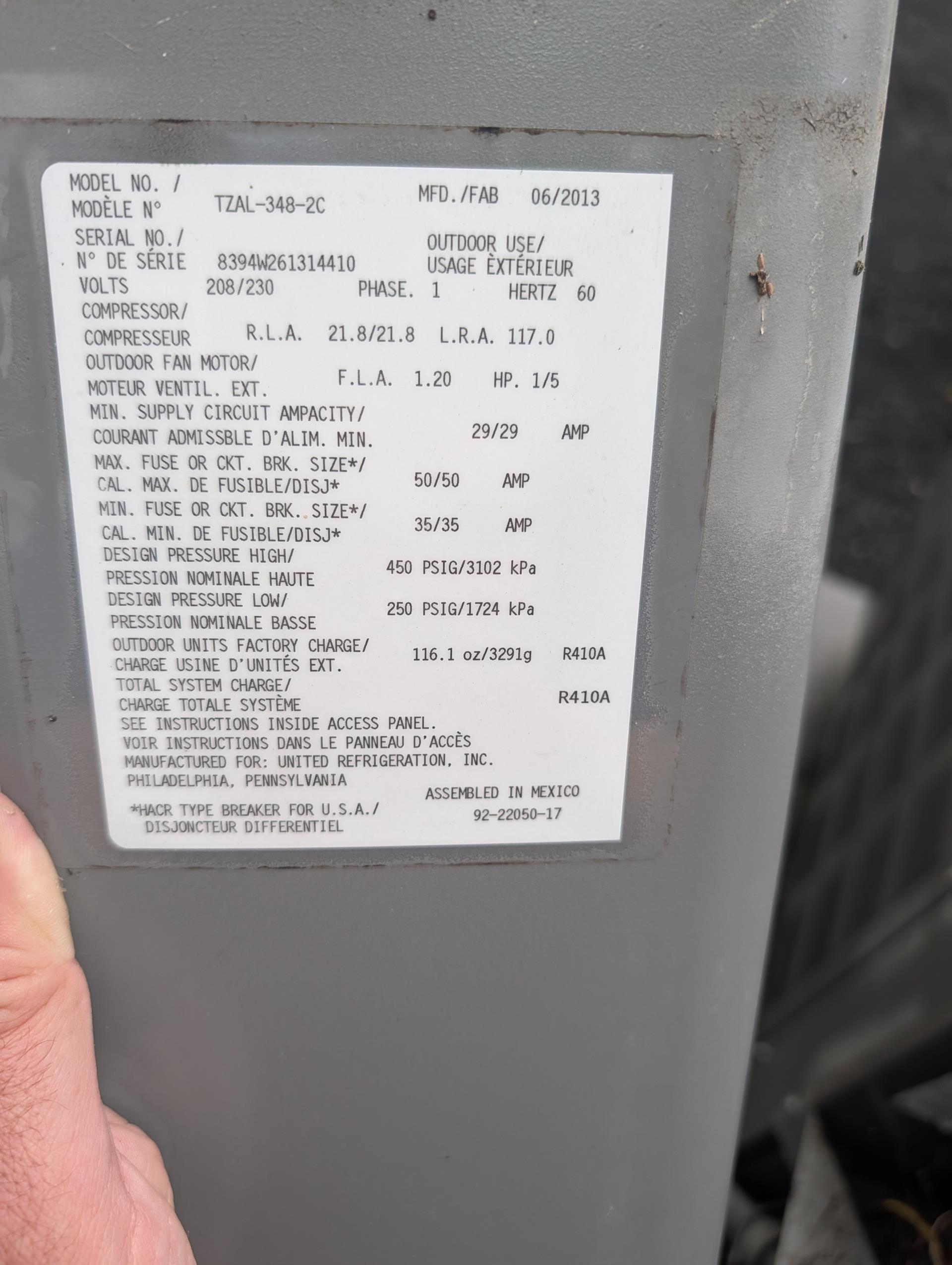 I completed an AC tune-up on a 4-ton Rheem AC system installed in 2013. The gas furnace was replaced in April 2026 by another contractor. I installed a new Aprilaire 413 filter, which is in good condition, and set the AC fan speed to 1600 CFM. Both indoor and outdoor coils were inspected and found to be in good condition. I checked the wiring, controls, electric motors, and components, noting that the indoor equipment circuit has surge protection, while the outdoor equipment does not. I provided an email estimate for a surge protector. I measured the temperature split and static pressure, inspected the drains, cleared the trap, and tested the pump. A float assembly/overfill protection switch can be installed, and I provided an email estimate for this. I also checked the integrity of the compressor motor with a mega ohm test. The system is low on R410A refrigerant, and I strongly recommend upgrading the AC system due to its age. I scheduled a consultation for Monday, November 16 at 8 AM