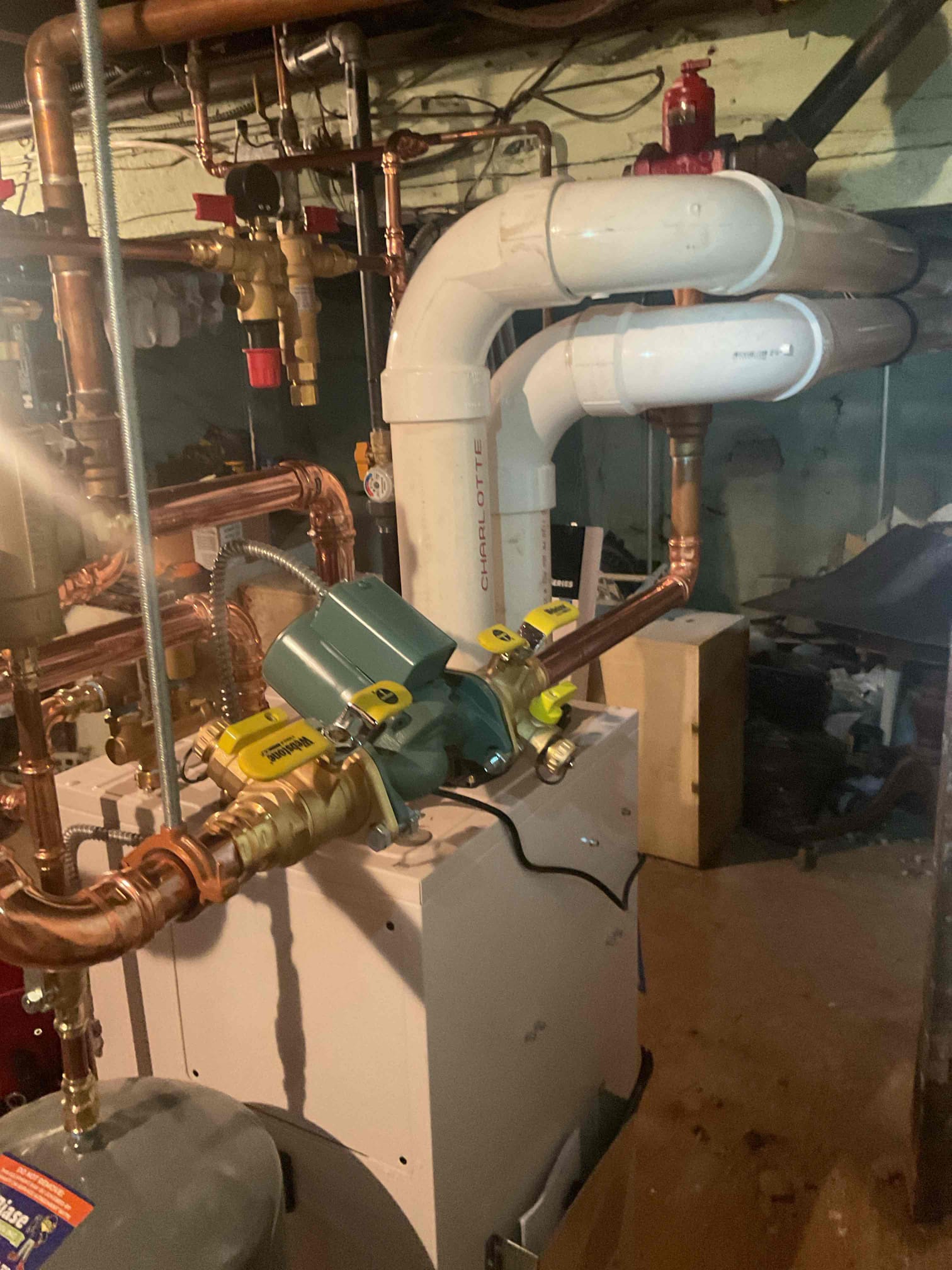 Completed a thorough quality assurance check on a newly installed gas boiler. Verified all settings and piping were correctly installed. Adjusted the warm weather shutdown to 68 degrees for optimal efficiency. Conducted a successful test of the boiler operation. The installation was executed with precision, and the termination vent was modified for proper discharge. The vinyl discharge ends were installed on the side of the house, ensuring efficient drainage. The hot water side was also confirmed to be functioning correctly. No questions were raised by the customer, and the quality assurance check was successfully passed.