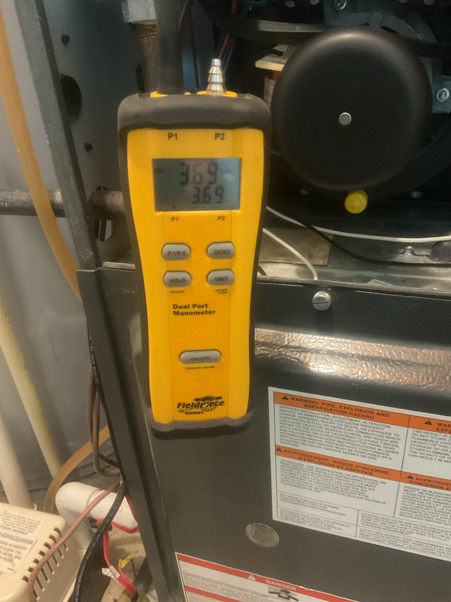 On October 5, I performed a comprehensive service on a 6-year-old Goodman 95% gas furnace. I began by examining the air filter, which was in good condition and sized at 16x25x1. I meticulously checked all electrical connections and voltages. The heat exchanger was inspected, and I tested the burners, flame sensor, and igniter. I conducted a water test on all tubing and hoses and inspected the collector box. The exhaust and fresh air pipes were checked for any restrictions or abnormalities. The inducer and blower motor operations were inspected. I also checked for proper combustion and took temperature rise splits at the return and supply. The system is currently operating efficiently.