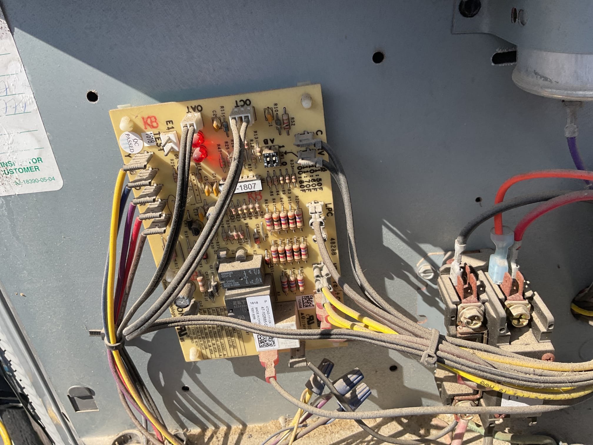 On 10/5/26, I assessed a 2016 Rudd heat pump system with no cooling. The air handler activated, but the heat pump did not. Upon inspection, the heat pump was locked out due to low pressure. After resetting, I found 410a pressures at 255/100. Running the system in heating mode showed pressures at 315/129. The indoor TXV valve malfunctioned. I provided a repair estimate and suggested considering replacement, as the system is 10 years old and the heat pump is currently non-functional.