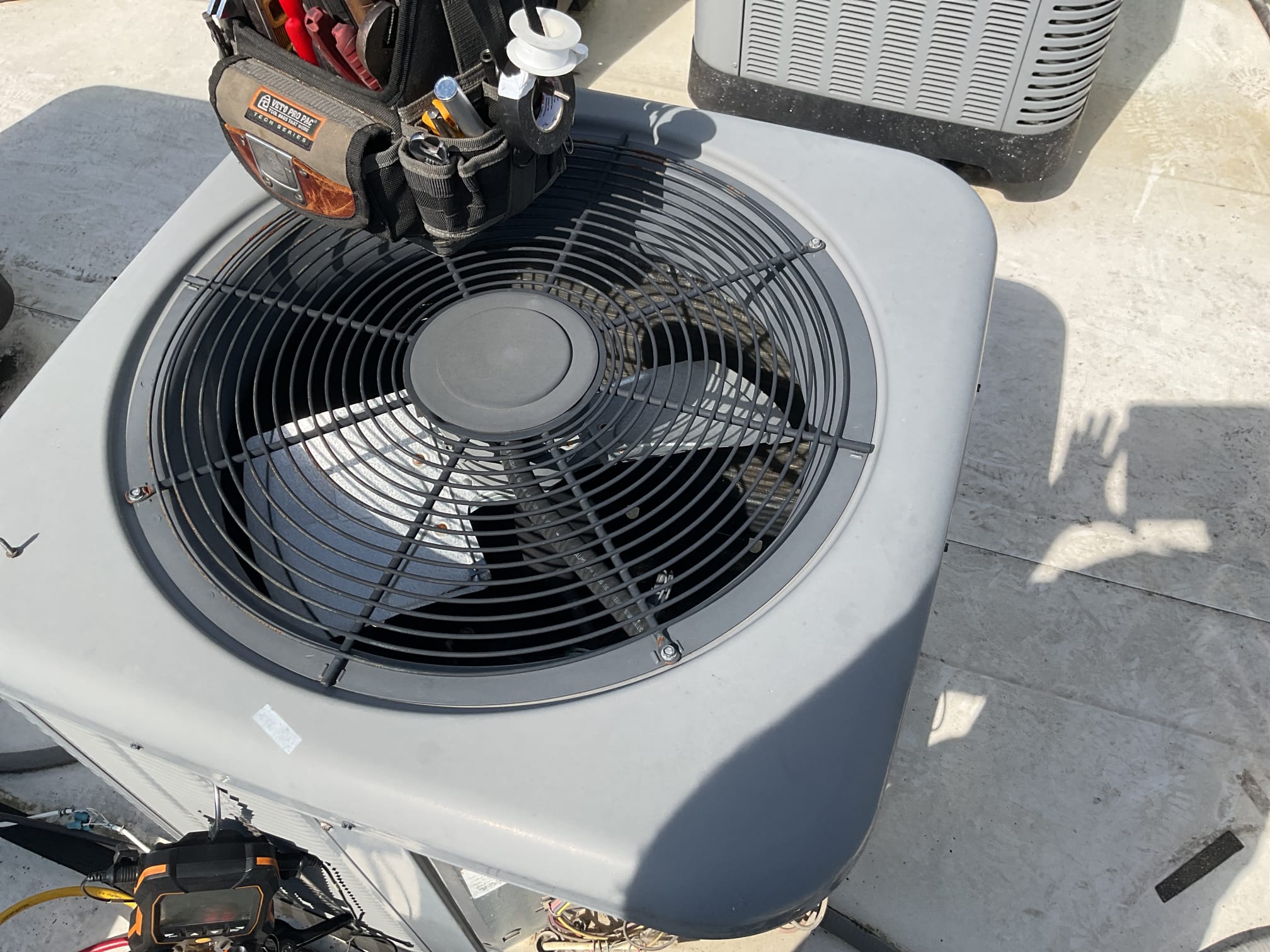 On 10/5/26, I assessed a 2016 Rudd heat pump system with no cooling. The air handler activated, but the heat pump did not. Upon inspection, the heat pump was locked out due to low pressure. After resetting, I found 410a pressures at 255/100. Running the system in heating mode showed pressures at 315/129. The indoor TXV valve malfunctioned. I provided a repair estimate and suggested considering replacement, as the system is 10 years old and the heat pump is currently non-functional.