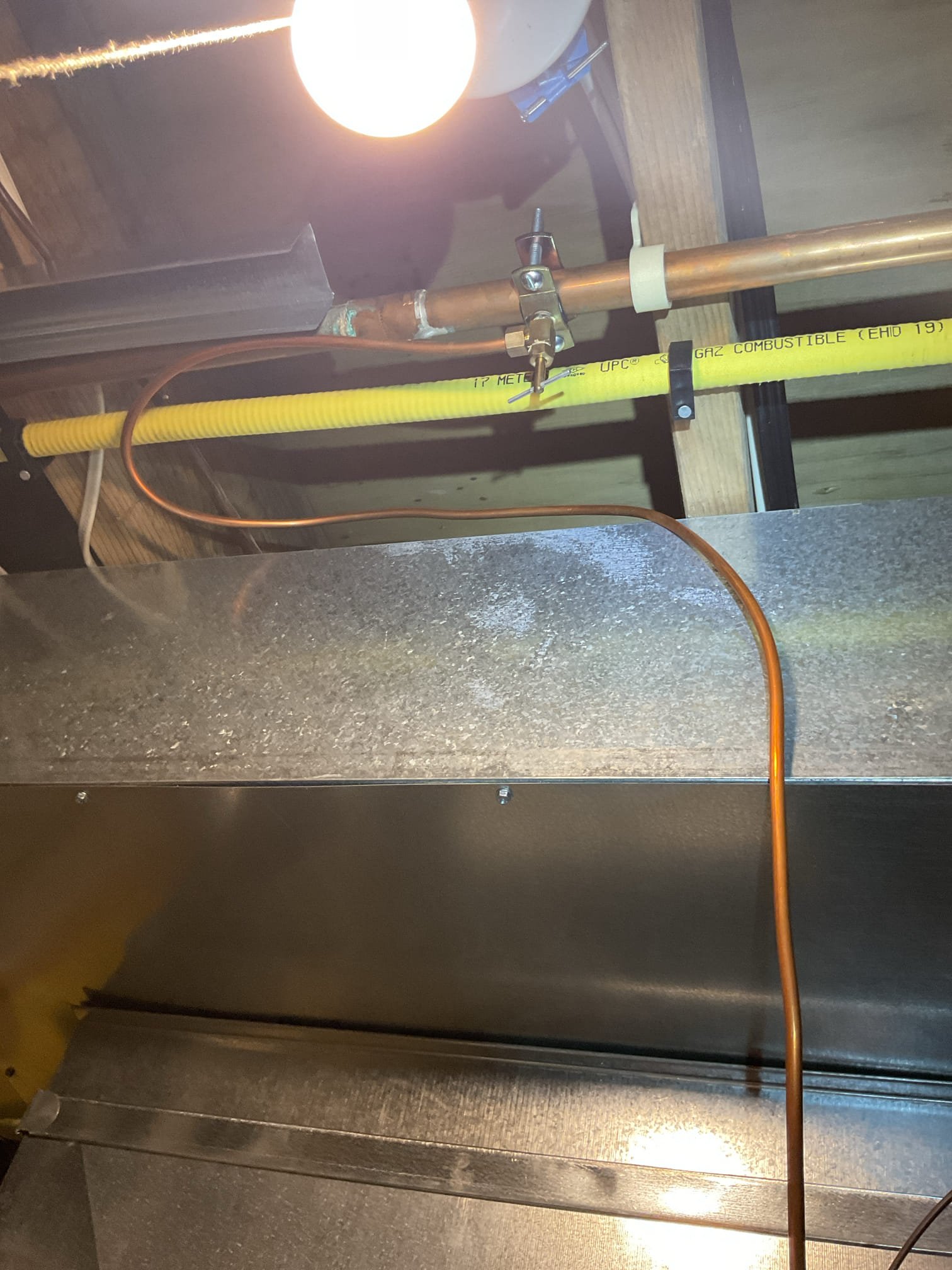 During the recent tune-up and safety inspection of the Amana 90% propane gas heater from 2016, I evaluated the system's operational safety and efficiency. The heat exchanger, burners, safety limits, and blower motor were checked and found to be functioning properly. The combustion test was successful, and the 413 filter was replaced. However, the ignition system showed significant wear, necessitating service or replacement to ensure reliable startups. Additionally, the humidifier is leaking internally, with replacement being the most cost-effective long-term solution.