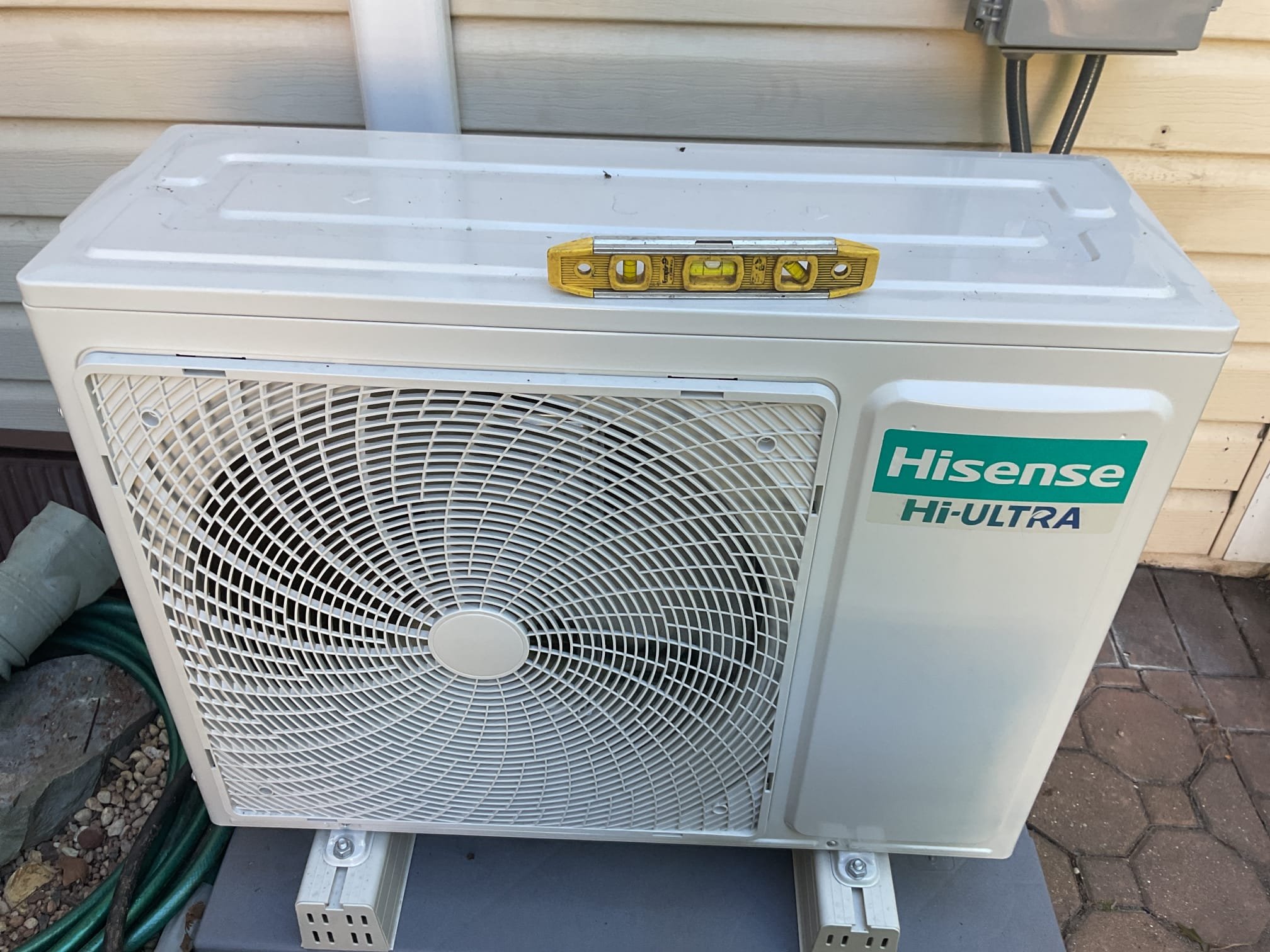 On October 6, I conducted a quality assurance inspection on a single head Hisense mini split heat pump system. The customer reported that in cooling mode, with the room temperature at 68 degrees and the set temperature at 77 degrees, the fan continued to run. I contacted Hisense technician support, who confirmed this as the correct operating procedure. The fan operates at medium speed to air sample the room and dry out the indoor coil. This feature is not present in heating mode due to the coil not being wet. I also checked the settings in the power monitoring box and ensured all electrical connections were secure. The mini split heat pump is functioning correctly.