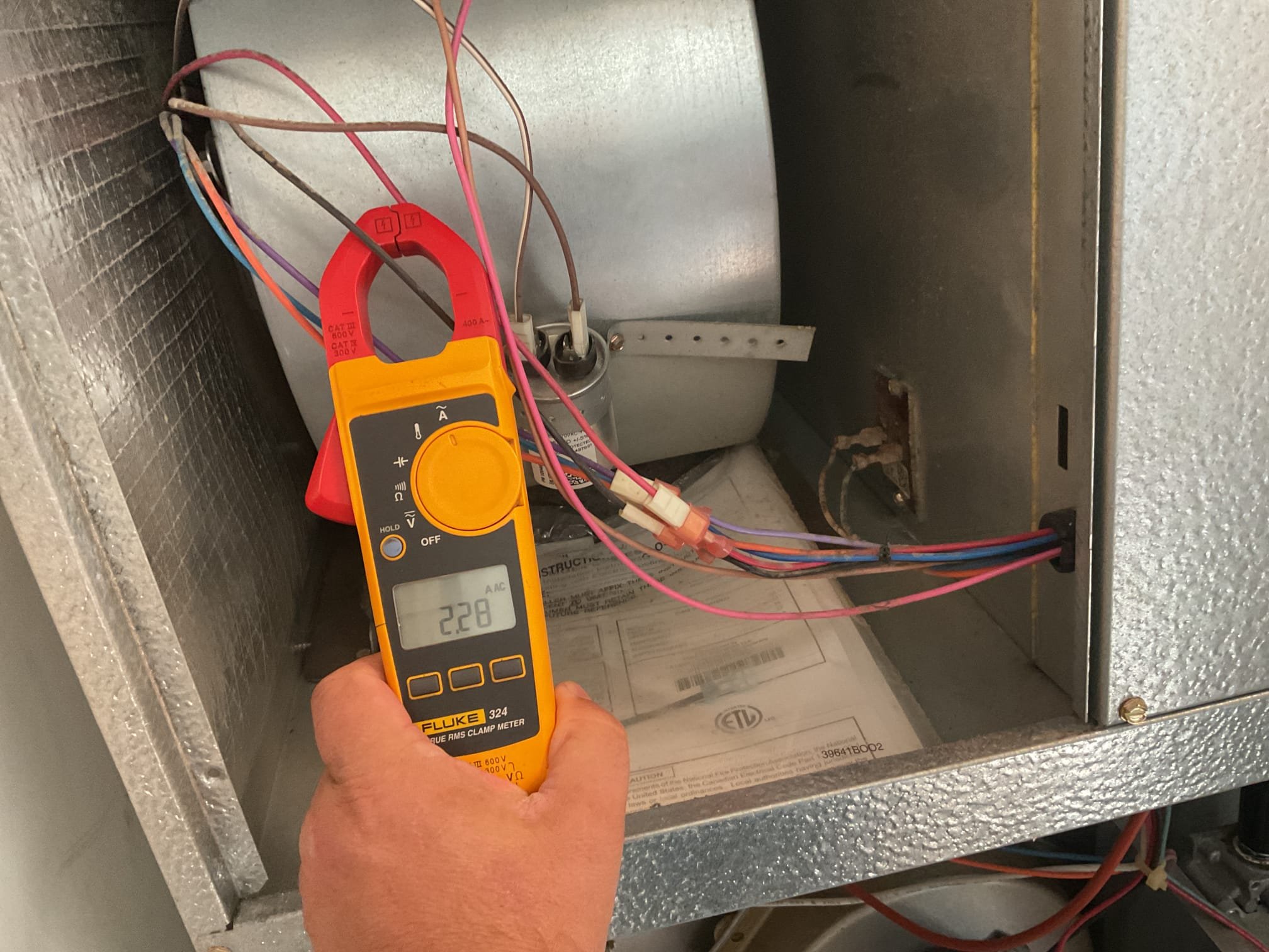 On October 7, I thoroughly assessed the blower motor of a 2016 Magic Pak gas/AC package unit. I operated the blower motor in both heating and cooling modes, monitoring its performance. After some time, the blower motor began to produce unusual noises, indicating that the bearings were failing. I explained to the customer that while I have a universal blower motor available, it would not fit due to space constraints within the unit. Consequently, an original equipment manufacturer (OEM) blower motor will be required. I will coordinate with our office to locate the appropriate blower motor and provide a repair estimate. The system is currently operational.