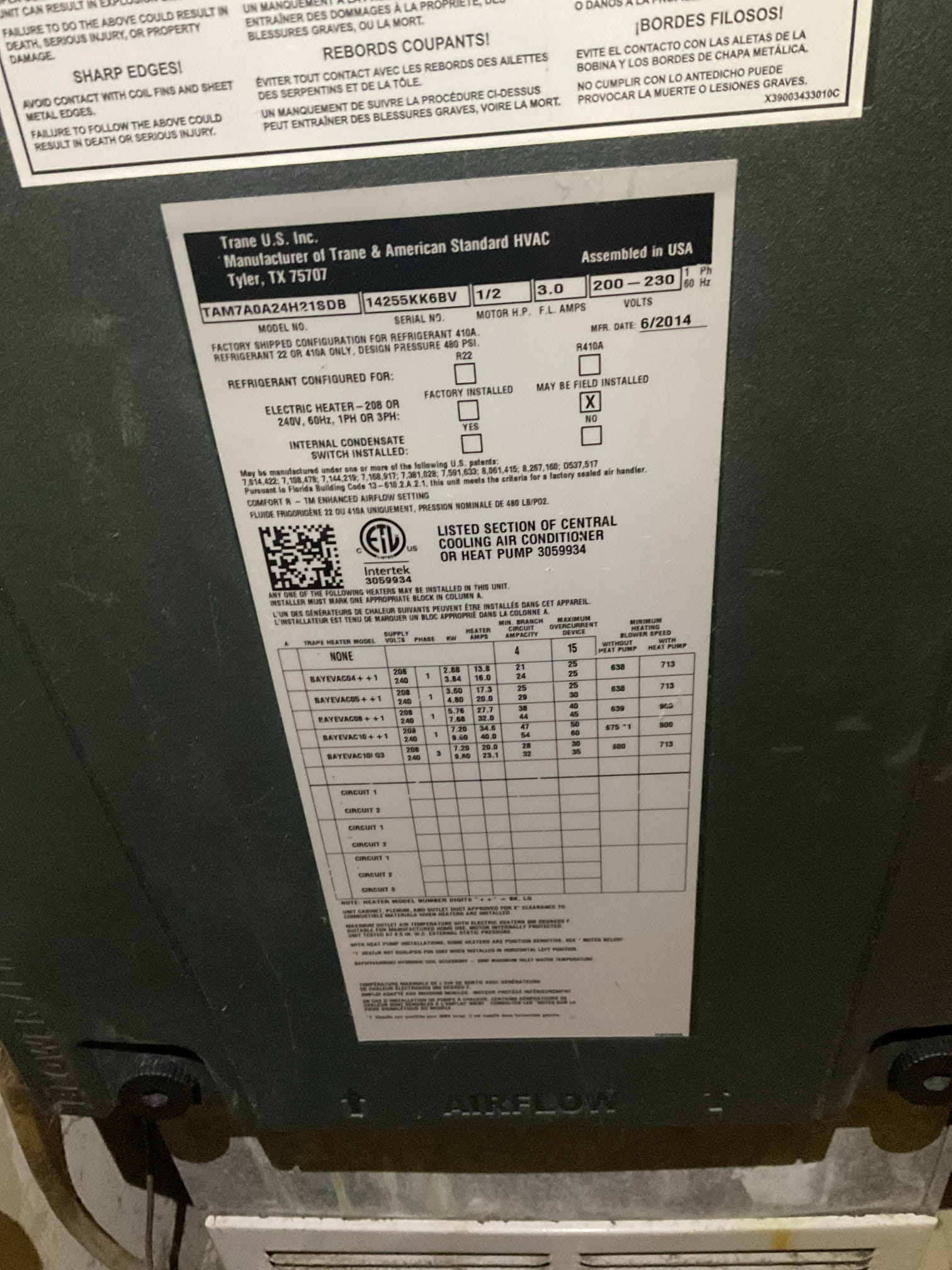 On 10/7/26, I conducted a comprehensive heat pump check-up on a 12-year-old Trane system. I verified all electrical connections and voltages, replaced the 16x20x1 air filter, and inspected the indoor coil and blower motor, checking amperage draws. Indoor temperature splits were taken at the supply and return. The outdoor heat pump was tested for BTU output, and unit pressures were inspected. The system is operational but nearing the end of its life expectancy, so a replacement is recommended. Additional estimates for a water heater, water safeties, surge protection, and replacement options were provided.