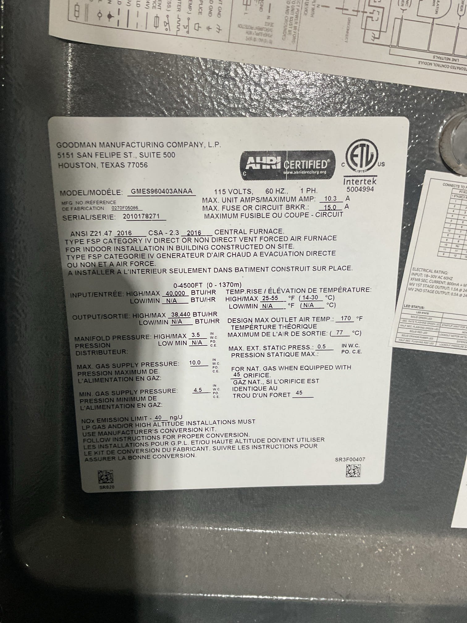I performed a comprehensive tune-up on a 5-year-old Goodman 90% propane gas heater, ensuring all systems were operational. This included checking the ignition system, air delivery, and combustion removal. I also replaced the humidifier pad and conducted a combustion test, confirming the heater was functioning correctly. Additionally, I inspected a mini-split heat pump, verifying its operation, cleaning the indoor unit, and ensuring the outdoor unit's electrical connections and components were intact. I also flushed a tankless water heater, cleaned the sensor and igniter, and performed a combustion test. Lastly, I installed a professional-grade carbon monoxide monitor, which provides real-time updates and alerts for safety.