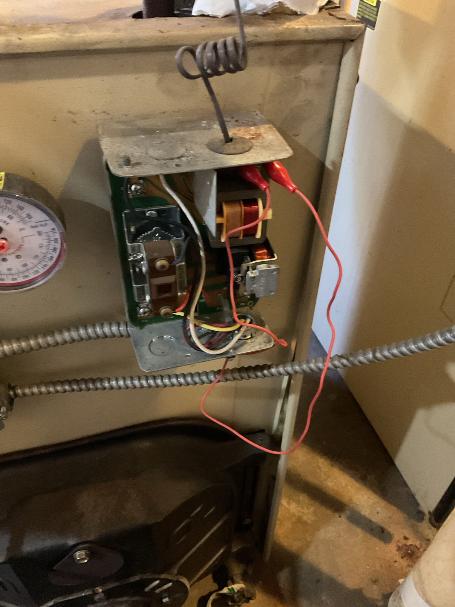 I conducted a thorough precision gas boiler tune-up on two 2006 gas burner converted Weil McLain boilers. This included checking all electrical connections and components, brushing and vacuuming the heat exchangers, and inspecting the midco power burners. I discovered a leaking main return pipe, which ceased after activating the main system circulating pump. I added water to the loop to reach 10 psi pressure. I explained the potential loss of water pressure if the leak persists. I also performed a combustion test and discussed boiler replacement options. The boilers are currently operational.