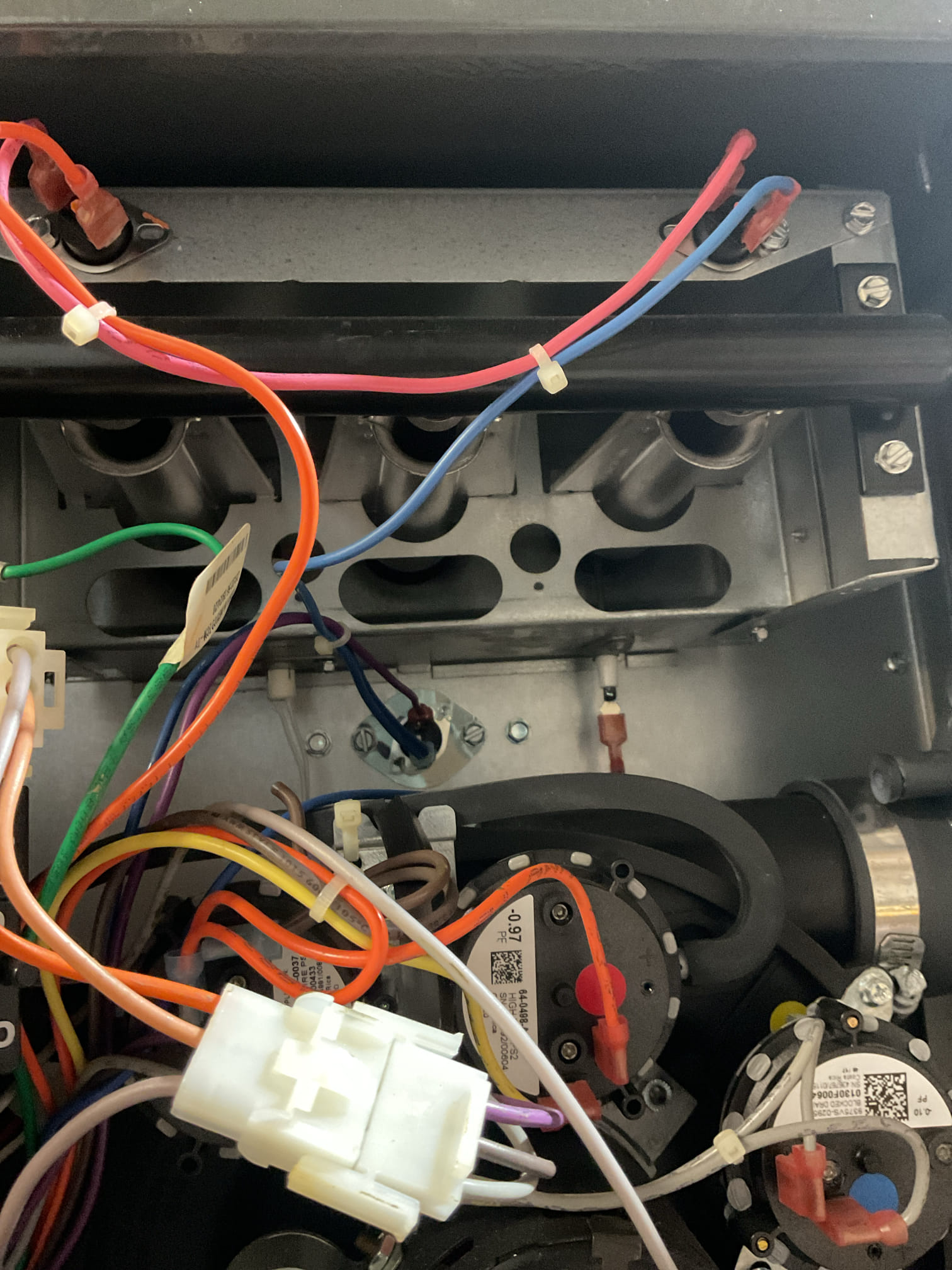 On 10/8/26, I performed a comprehensive service on a 5-year-old Amana gas furnace system. I began by replacing the air filter, which was a size AA 413. Next, I serviced and tested the 700 humidifier, ensuring it was functioning correctly. I meticulously checked all electrical connections and voltages to confirm proper operation. The heat exchanger was inspected, and I tested the burners, flame sensor, and igniter. I conducted a water test on all tubing and hoses and inspected the collector box. Additionally, I examined the exhaust and fresh air pipes for any restrictions or bellies. The inducer and blower motor were inspected for proper operation. I also checked for combustion and took temperature rise splits at the return and supply. Everything is running smoothly. I charged $165.46 for humidifier service and filter replacement, paid by credit card.