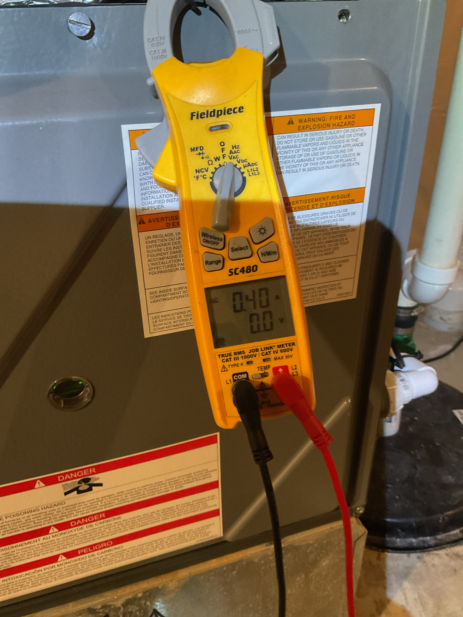 On 10/8/26, I serviced a 5-year-old Amana gas furnace. I began by replacing the 16x25x1 air filter. I then serviced and tested the 600 humidifier. All electrical connections and voltages were checked. The heat exchanger, burners, flame sensor, and igniter were inspected. I water-tested all tubing and hoses and inspected the collector box. The exhaust and fresh air pipes were checked for restrictions and bellies. The inducer and blower motor operations were inspected. Combustion was checked, and temperature rise splits were taken at the return and supply. Everything is functioning correctly. Humidifier service was charged at $67.15, paid via credit card.