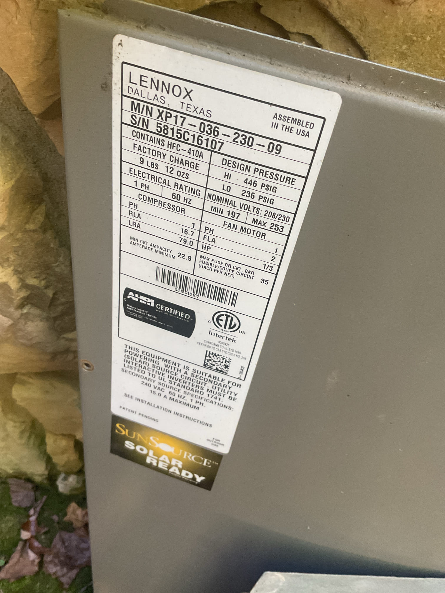 On October 9, I conducted a comprehensive heat tune-up on a 2015 Lennox heat pump system. I replaced the 20x24x1 air filter and meticulously checked all electrical connections and components for proper functionality. The emergency heat operation was verified, and I assessed the temperature rise. I also measured refrigerator pressures and temperatures, and tested the outdoor capacitor. The evaporator coil at the indoor unit showed significant rust and corrosion, indicating it is nearing the end of its life expectancy. Although the heat pump is currently operational, I recommend obtaining a replacement estimate.
