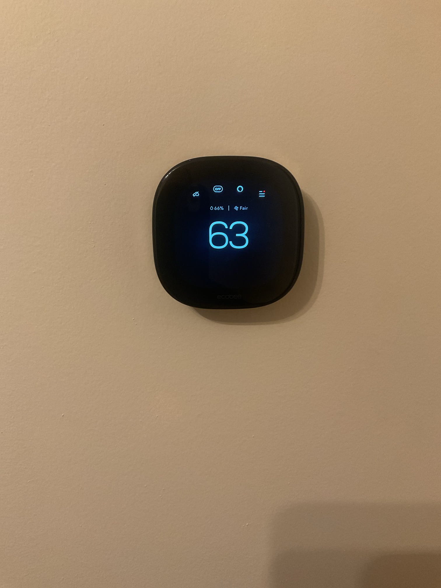 On the specified date, I thoroughly assessed a blank thermostat on a 2022 Bosch heat pump system. Upon inspection, the thermostat was unresponsive. I proceeded to the attic where I discovered a wet switch that was not illuminated. I then checked for 240 volts at the main air handler breaker but found none. I moved to the garage panel, removed the cover, and identified a 60 amp double pole breaker that was not properly seated in the bus bar. This issue likely resulted from recent work by a contractor. I reseated the breaker and rechecked the supply voltage, which now read 246 volts. I also verified a 25-degree temperature rise and confirmed that the 410a pressures were 343/130. The heat pump was functioning correctly at the time of service.