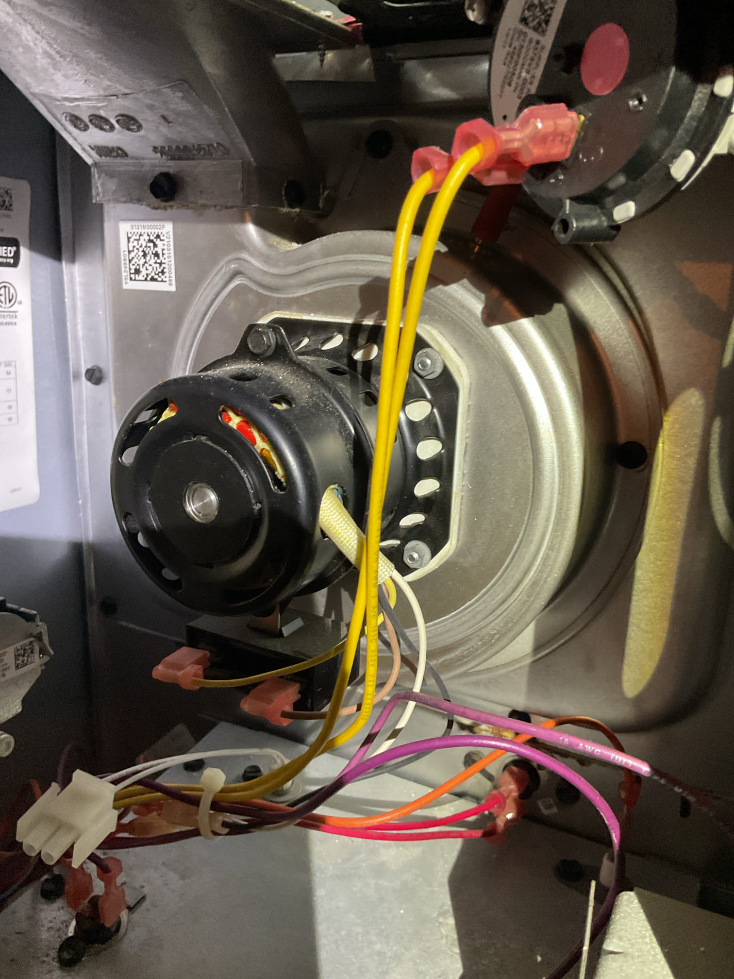 On 10/13/26, I serviced a 4-year-old 80% efficient Goodman gas furnace. I began by replacing the air filter, ensuring it was the correct size of 16x20x1. I then checked all electrical connections and voltages for proper functionality. The burners, flame sensor, and igniter were inspected and tested. I examined the exhaust for any restrictions, rust, or holes. The inducer and blower motor operations were also inspected. Combustion was checked, and temperature rise splits were taken at the return and supply. All components are functioning correctly. A service contract renewal fee of $189.00 was collected via credit card.