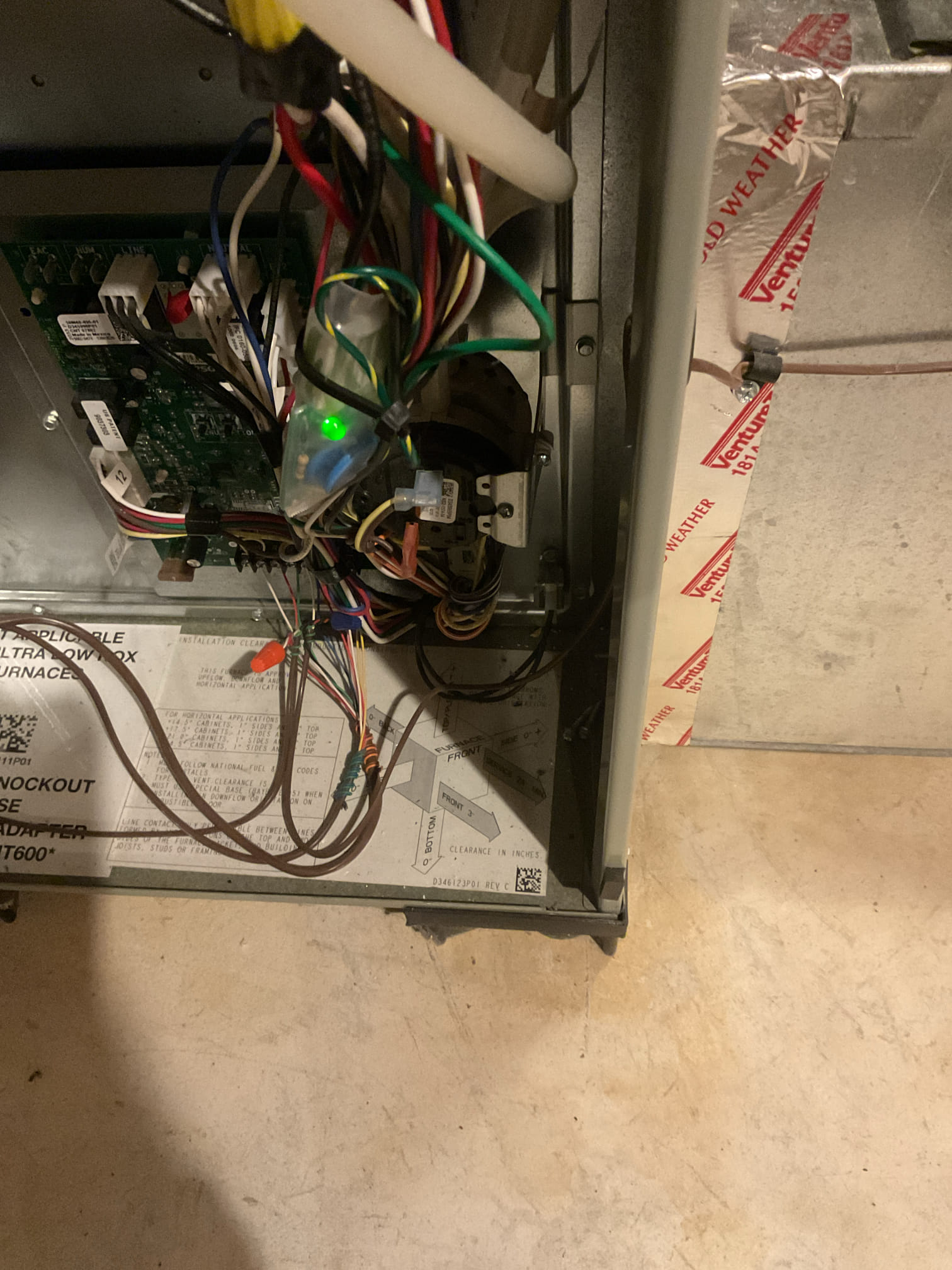 On 10/14/26, I serviced a 6-year-old 80% efficient American Standard gas furnace. I began by replacing the air filter with a 14x24x1 size. I also serviced and tested a 600 humidifier. Electrical connections and voltages were checked, and the burners, flame sensor, and igniter were inspected and tested. The exhaust flue pipe was examined for blockages, rust, and holes. The inducer and blower motor were inspected, and combustion was tested with temperature rise splits at the return and supply. All systems are functioning properly. Humidifier service was charged at $67.15.