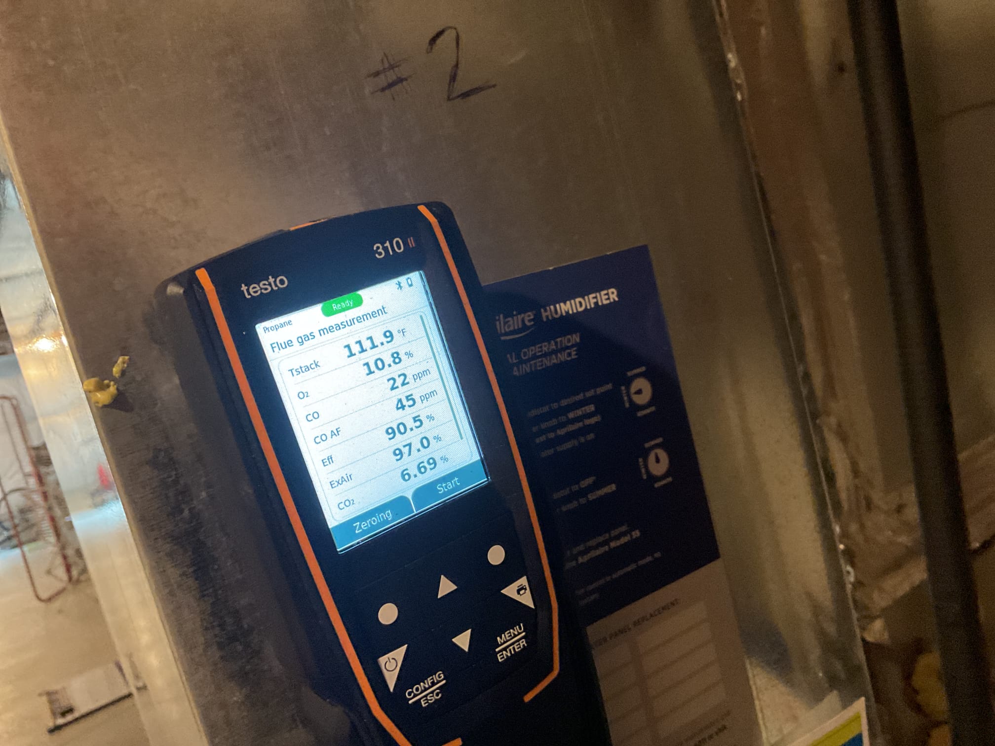 On 10/14/26, I conducted a comprehensive heat tune-up on two 2016 Carrier gas furnaces. I replaced the air filters with two new 16x25x1 units to ensure optimal airflow. I meticulously checked all electrical connections and components to confirm they were functioning correctly. The flame sensors were cleaned, and the resistance of the high-speed igniters was verified. I also identified that the humidifiers required servicing and provided an estimate for the homeowner to change the pads themselves. I explained the operation of the burners and heat exchangers. A significant amount of rust and corrosion was found inside the first-floor heat exchanger, suggesting the need to consider replacement options. Additionally, I discovered the absence of water protection and provided an estimate for installing wet switches. Both gas furnaces were operational at the time of service.