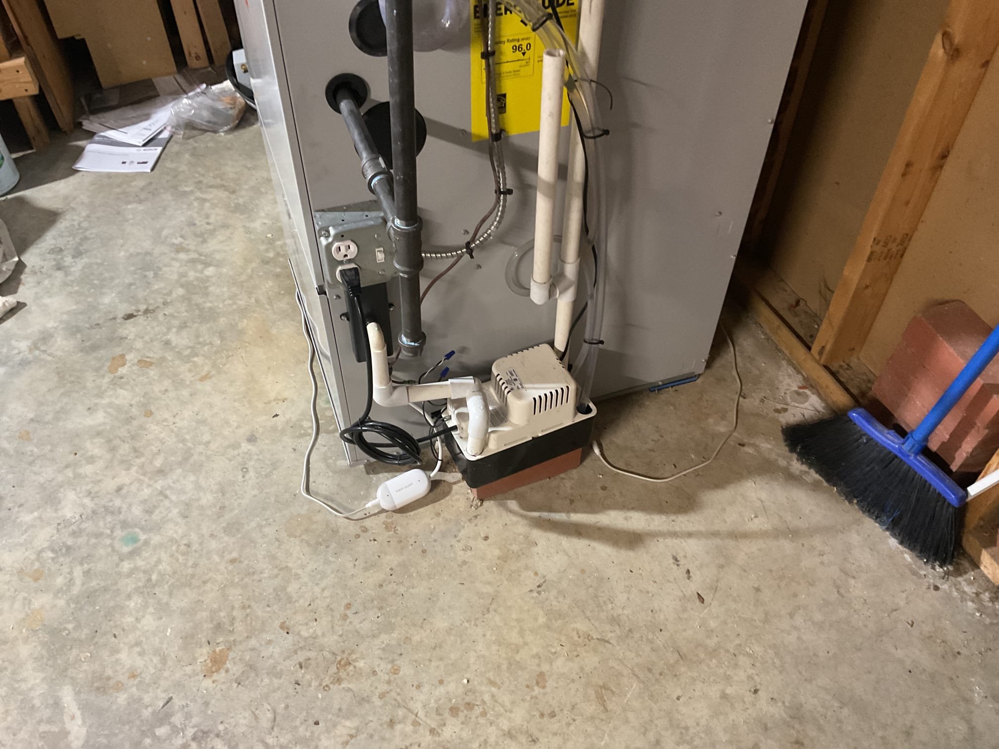 On October 15, I was called to address a persistent issue with a WiFi leak detection sensor. The homeowner reported that the sensor was continuously beeping. Upon inspection, I found that the sensor was indeed active. I disconnected the rope from the detector, and upon examination, there was no water present on the floor. I then pulled the rope around the furnace to ensure it was not causing any false readings. After confirming that everything was dry, I re-ran the rope around the furnace and reset the detector by pressing the reset button on its side. The alarm ceased, but it started beeping again after some time. I unplugged the rope, and the alarm stopped, indicating a defect in the rope. I left the leak sensor on site, as it functions without the rope, and advised the homeowner to return the defective rope under warranty for replacement.