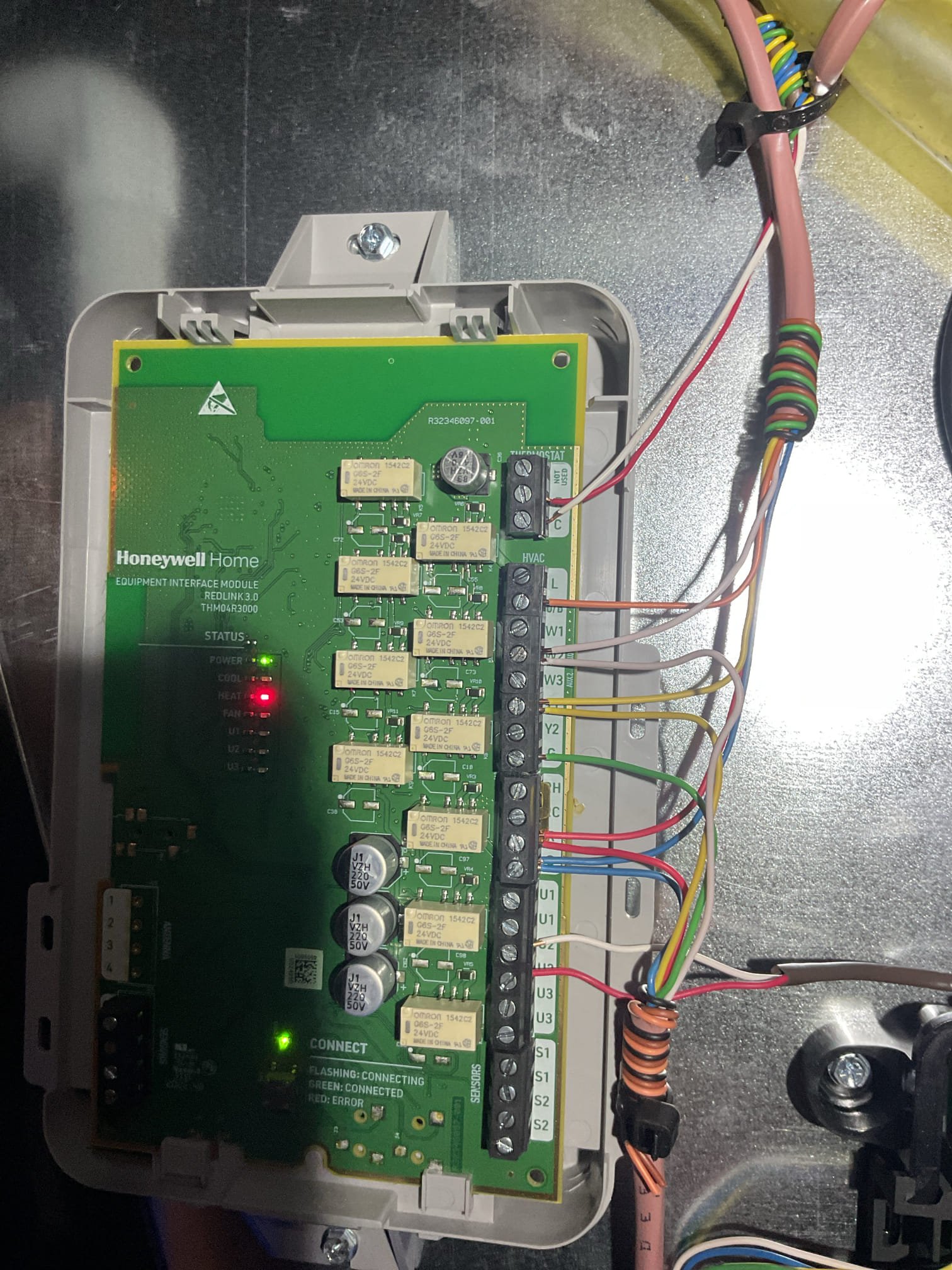 Upon receiving a call about an issue with the hybrid system, I identified that the thermostat displayed “Aux Heat On” without the oil furnace operating. Using the Beckett technician app, I confirmed there were no recent burner issues. Upon further investigation, I found that the auxiliary heat control wires were incorrectly connected to the W1 terminals instead of the correct W2 AUX1 terminals. After rewiring the system correctly, I tested the burner diagnostics and confirmed proper operation. This issue arose during the heat pump replacement and wiring of the dragonfly mitigation board to the EIM. The system is now operating efficiently.