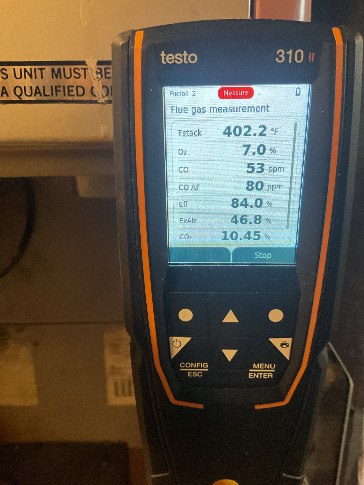 On 10/20/26, I conducted a comprehensive oil tune-up on a 20-year-old ThermoPride oil furnace. The 20x20x1 air filter was clean, and all electrical connections and components were checked. An oil filter and.85x80a nozzle were replaced. The blower capacitor was tested, and the heat exchanger was examined using a camera. Significant rust and corrosion were found, along with worn electrode tips. An estimate was provided for these issues. Despite the furnace's age and condition, it operated properly at the time of service, but replacement should be considered.