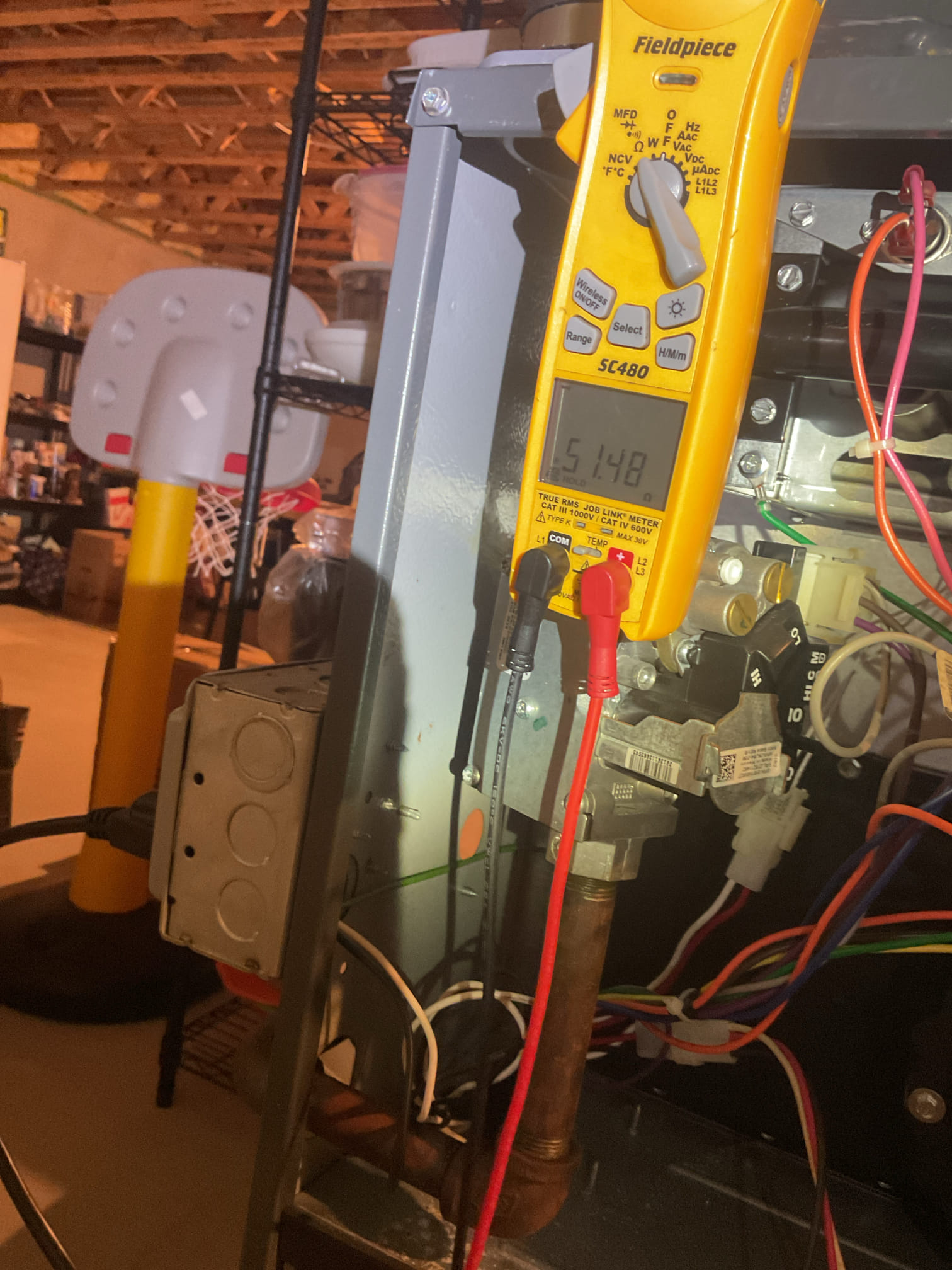 On 10/20/26, I performed a comprehensive service on a 4-year-old 95% efficient Amana gas furnace. I began by inspecting the air filter, which was in good condition and measured 20x25x5. I then checked all electrical connections and voltages to ensure proper functionality. The heat exchanger was inspected, and I tested the burners, flame sensor, and igniter. I conducted a water test on all tubing and hoses and inspected the collector box. The exhaust and fresh air pipes were examined for any restrictions or abnormalities. The inducer and blower motor operations were also inspected. Finally, I checked for proper combustion and took temperature rise splits at the return and supply. The furnace is currently operating efficiently.