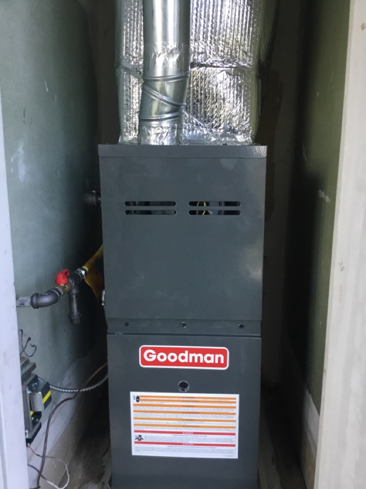 Replacement furnace  in the lovely Redwood City, California.